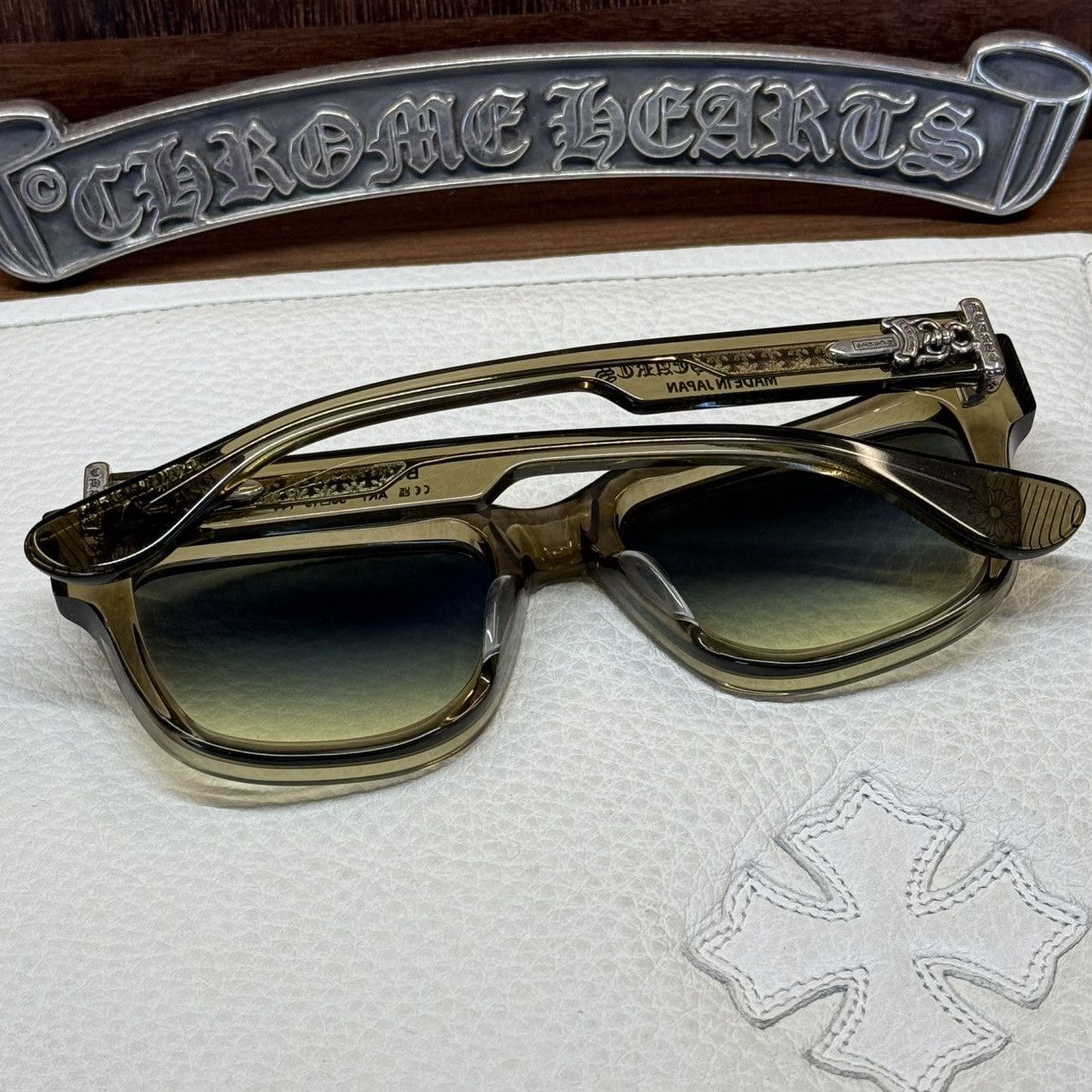 Chrome Hearts Chrome Hearts Box Officer Sunglasses Size ONE SIZE - 2 Thumbnail