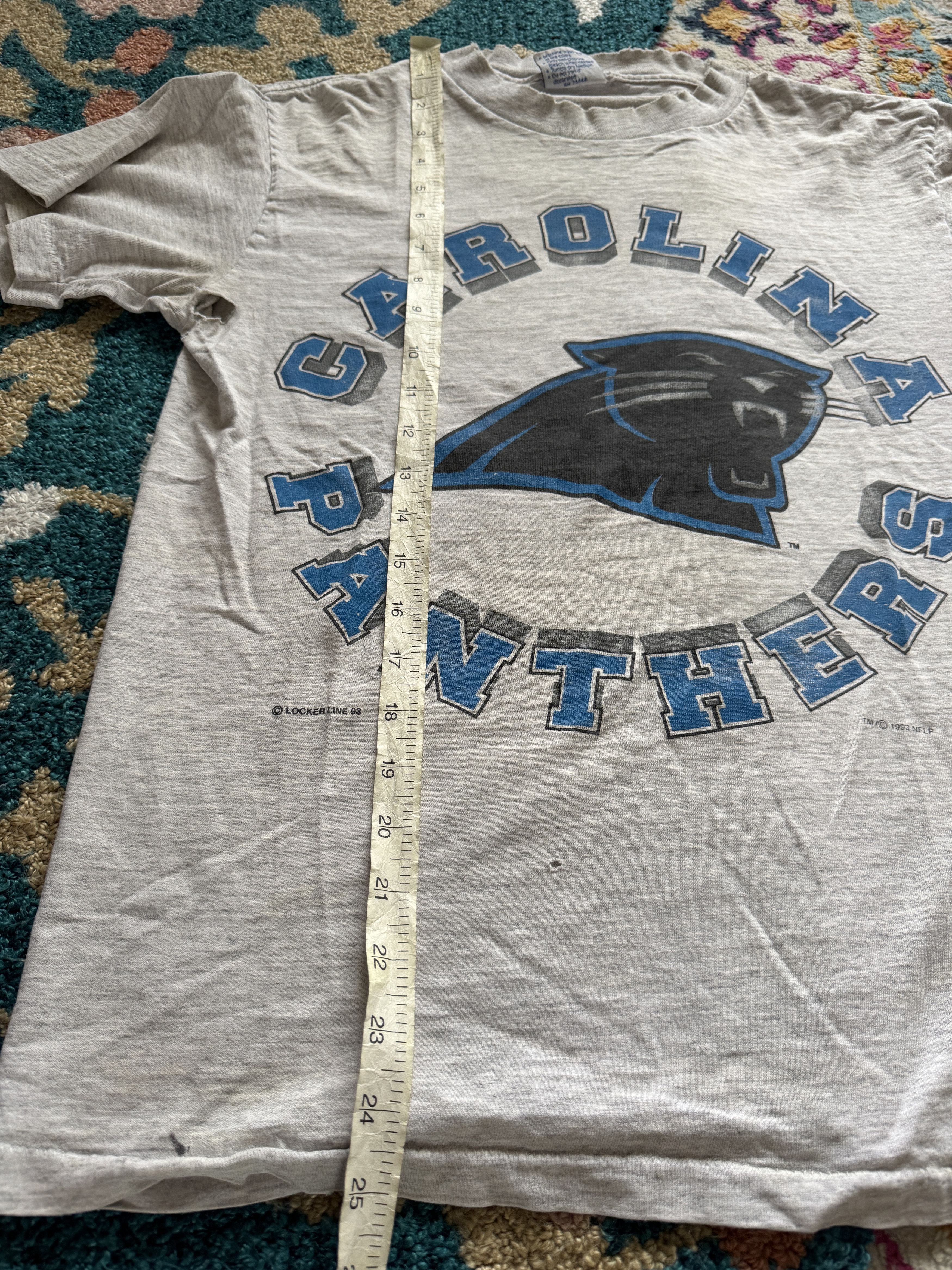 All Sport 1993 Carolina Panthers Thrashed T-Shirt Size US M / EU 48-50 / 2 - 2 Thumbnail