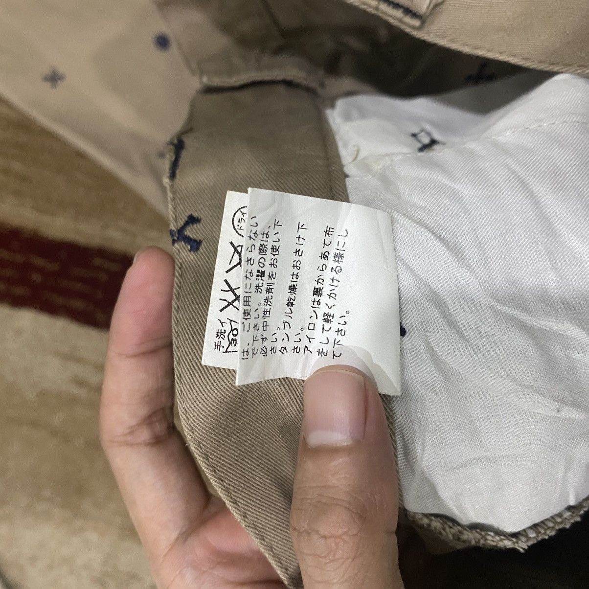 PPFM Archive PPFM Skull & Cross Embroidery Chino Japanese Brand Size US 32 / EU 48 - 19 Thumbnail
