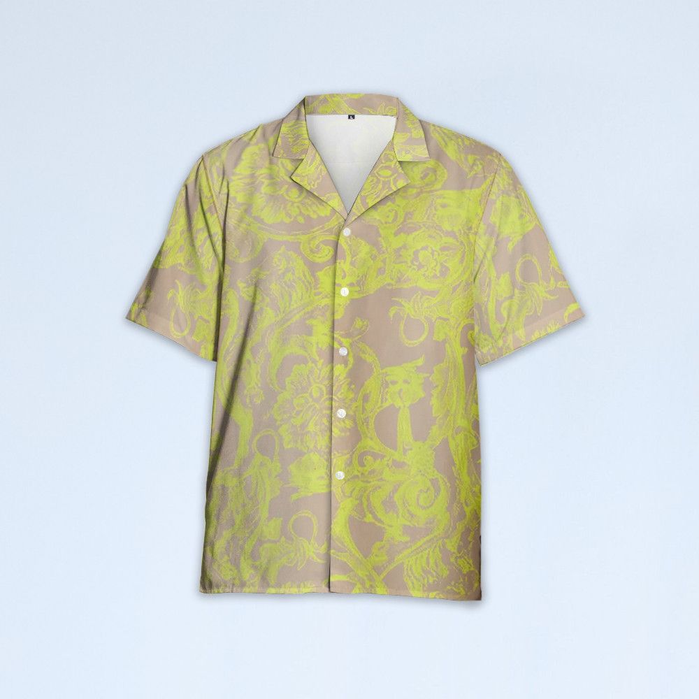 Designer × The Unbranded Brand Barocco Stencil Shirt | Bold Heritage Shirt Size US L / EU 52-54 / 3 - 1 Thumbnail