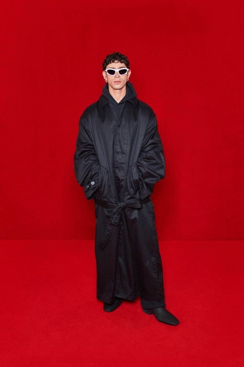 Balenciaga BALENCIAGA 2022SS Bat Rectangle Sunglasses Size ONE SIZE - 2 Thumbnail