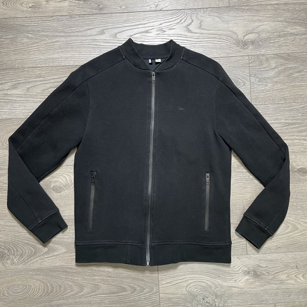 Lacoste Lacoste Black Neoprene Bomber Jacket Men Minimalist Techwear Size US M / EU 48-50 / 2 - 1 Thumbnail