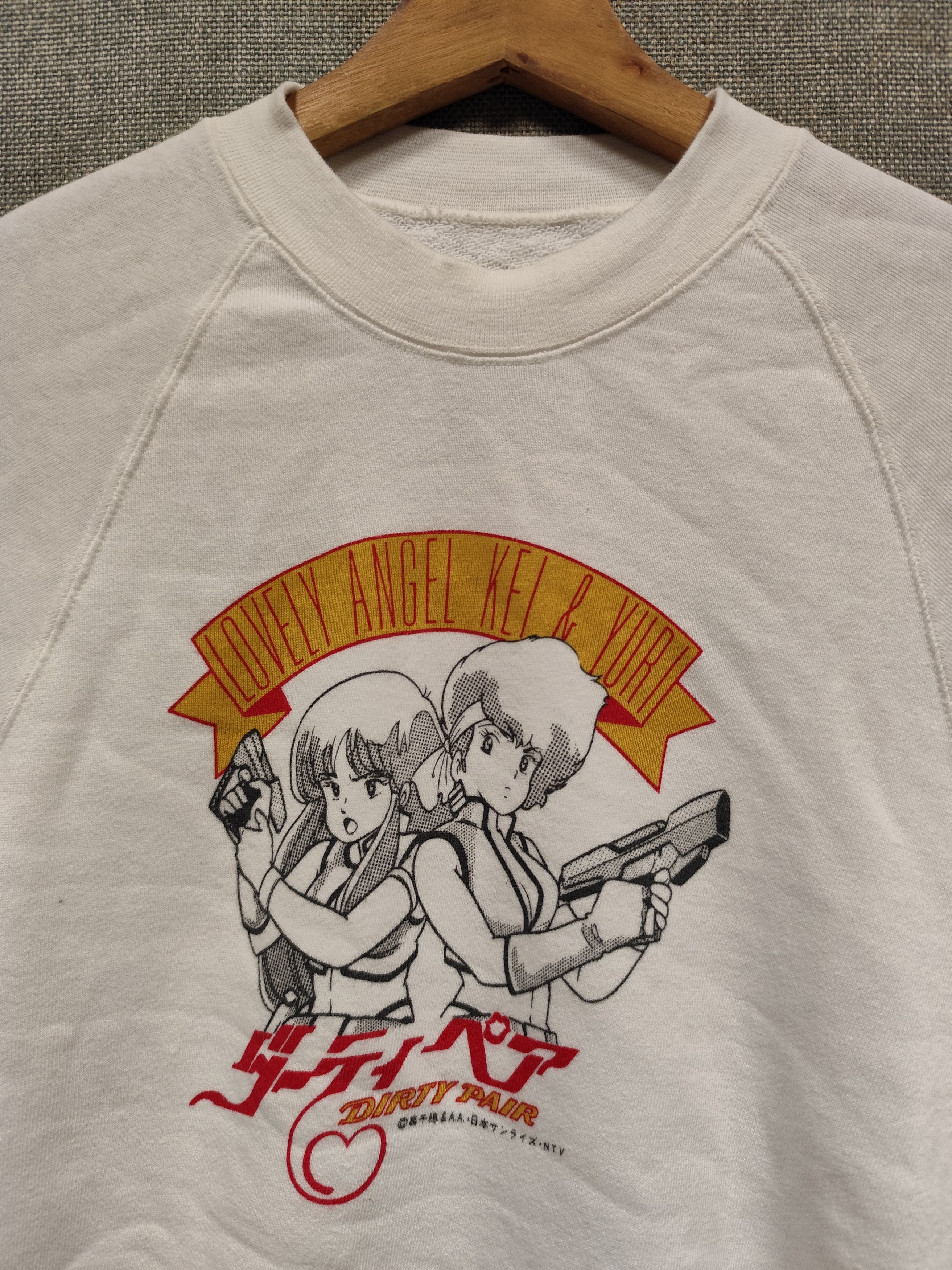Anime Vintage 90s Sweatshirt Dirty Pair Lovely Angel Kel & Yuri Size US S / EU 44-46 / 1 - 3 Thumbnail