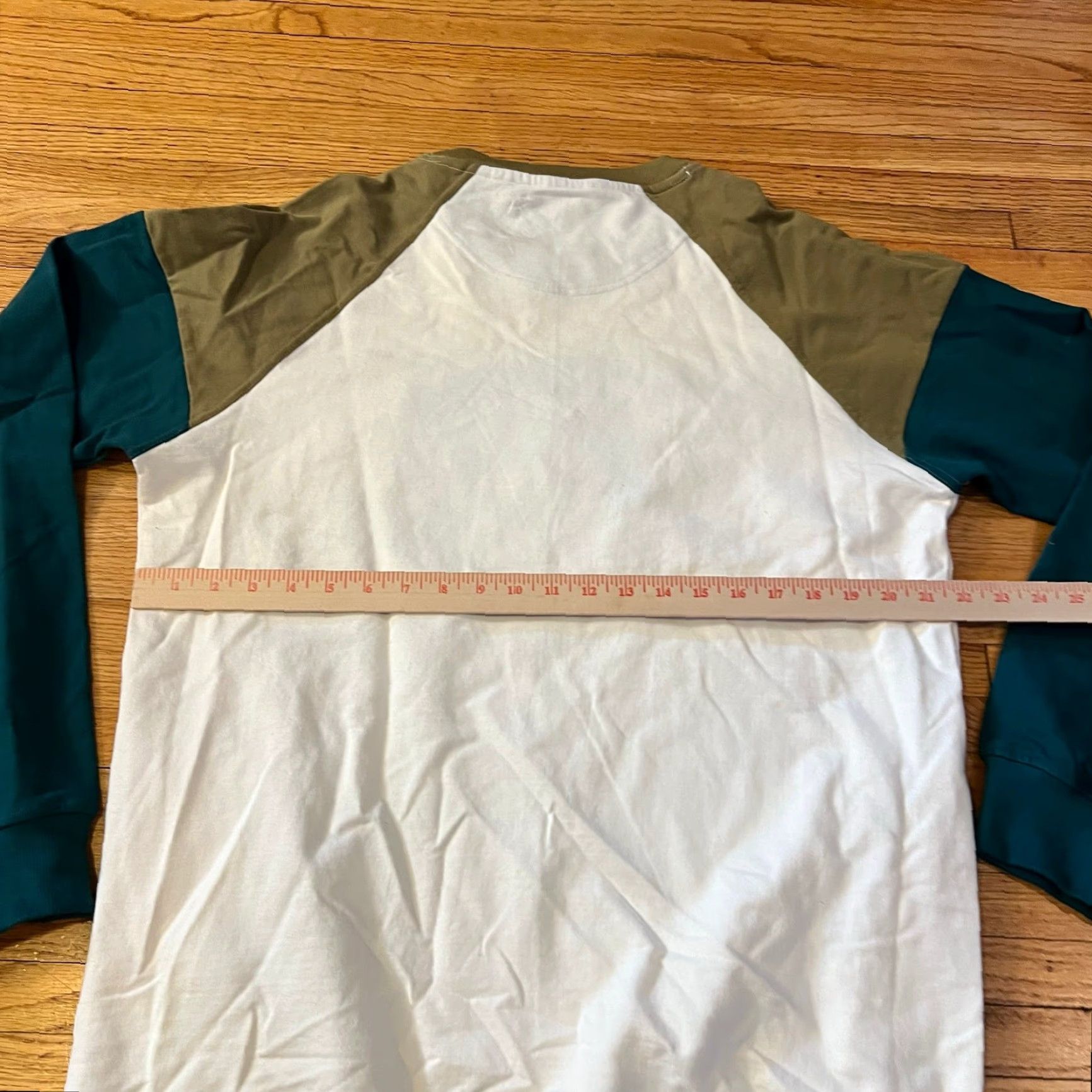 Logo 7 A.tiziano Sweatshirt Mens XL Logo White Green Crew Neck Color Blocked Shirt Mens XL Green Logo Pullover Color Blocked Size US XL / EU 56 / 4 - 5 Thumbnail