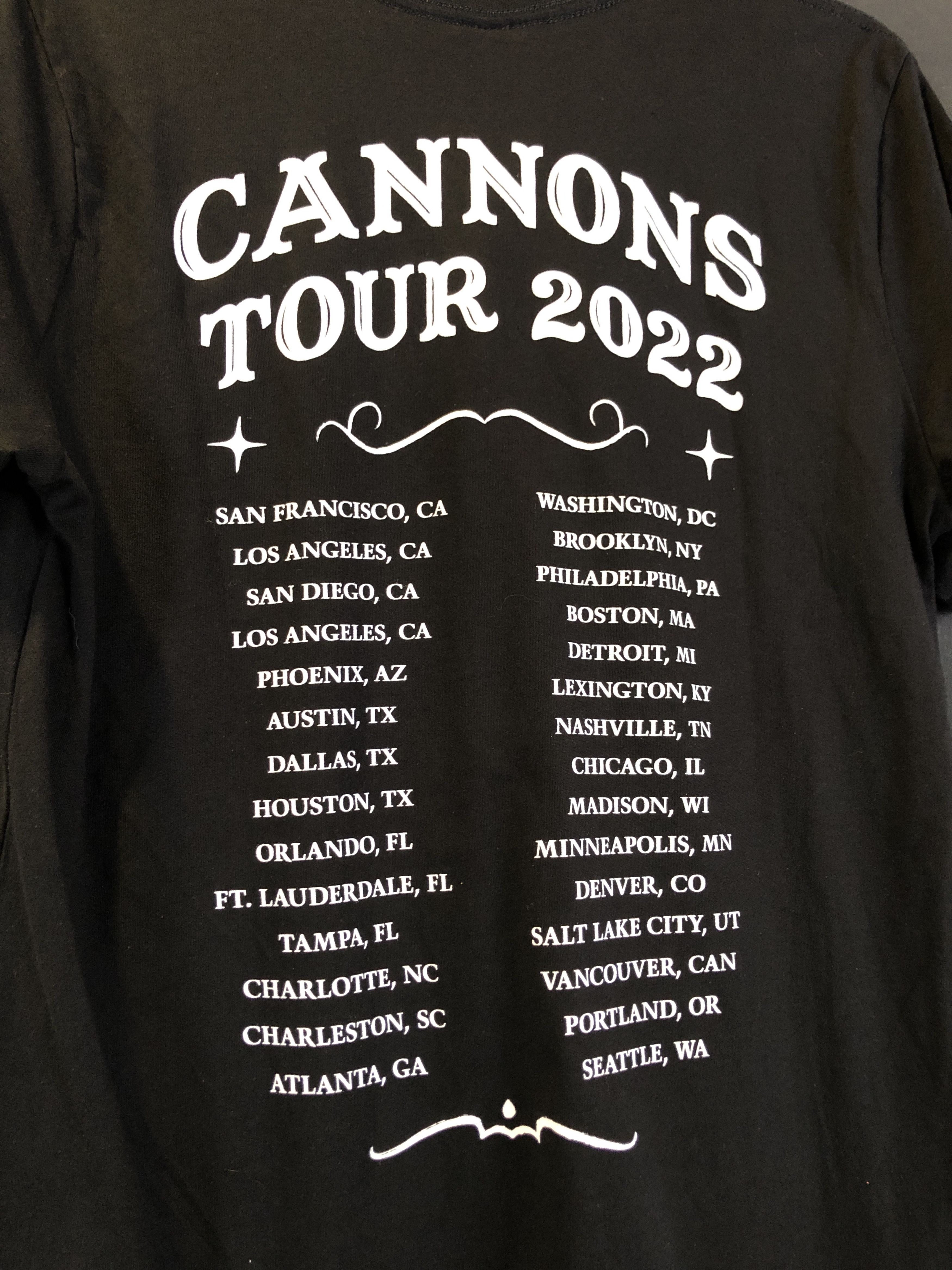 Other Cannons 2022 Tour T-Shirt Medium Size US M / EU 48-50 / 2 - 4 Thumbnail
