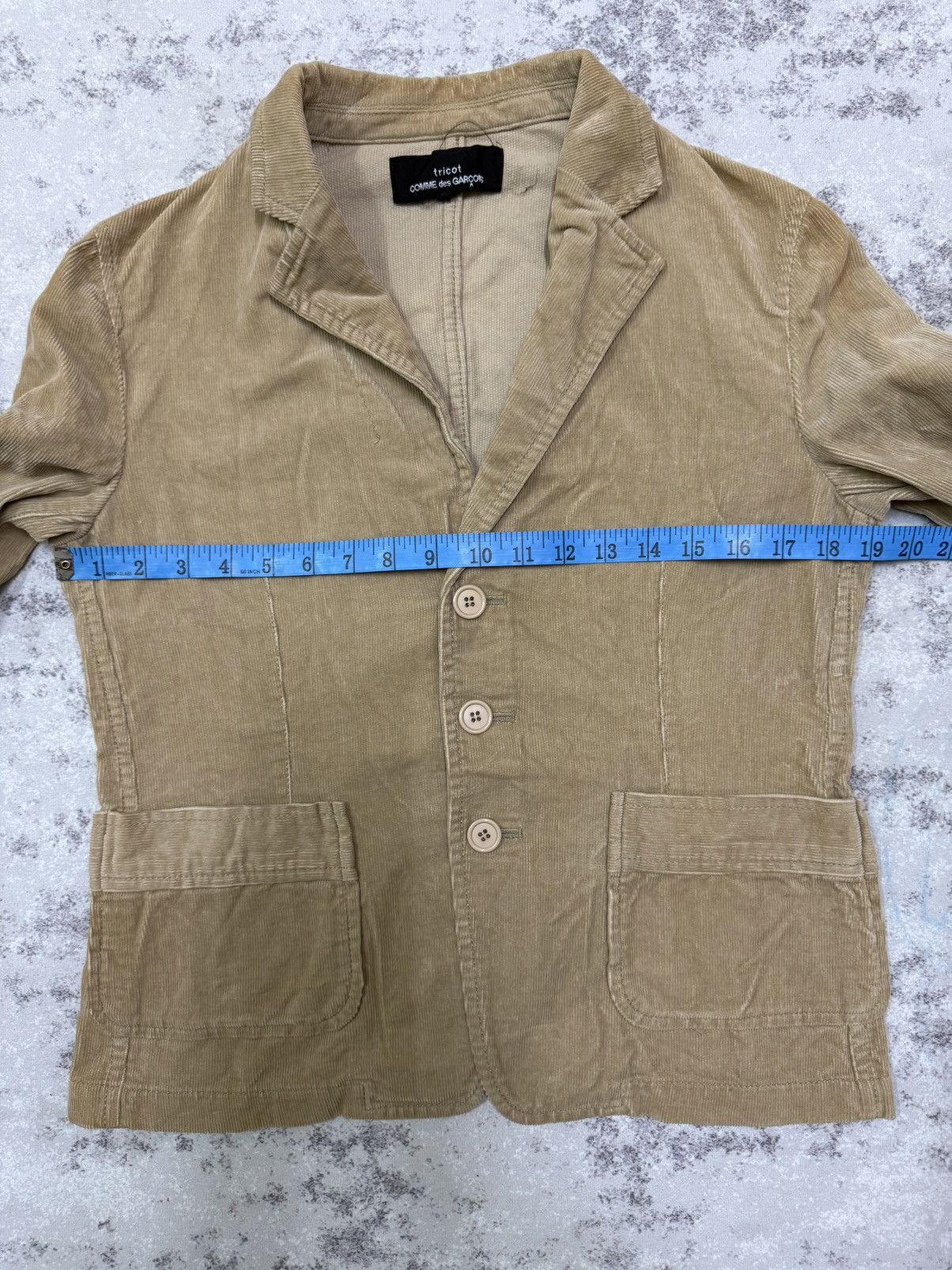 Tricot Comme des Garcons AD2005 tricot COMMES DES GARCONS CODUROY COAT JACKET Size S / US 4 / IT 40 - 16 Thumbnail