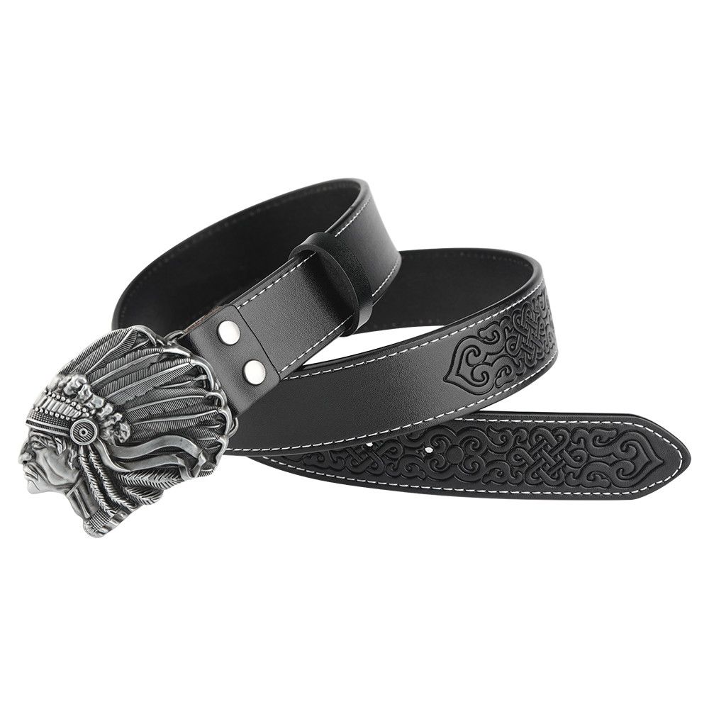 Designer Vintage Vintage Belt Riveted Belts Menswear Accessories Size ONE SIZE - 2 Thumbnail