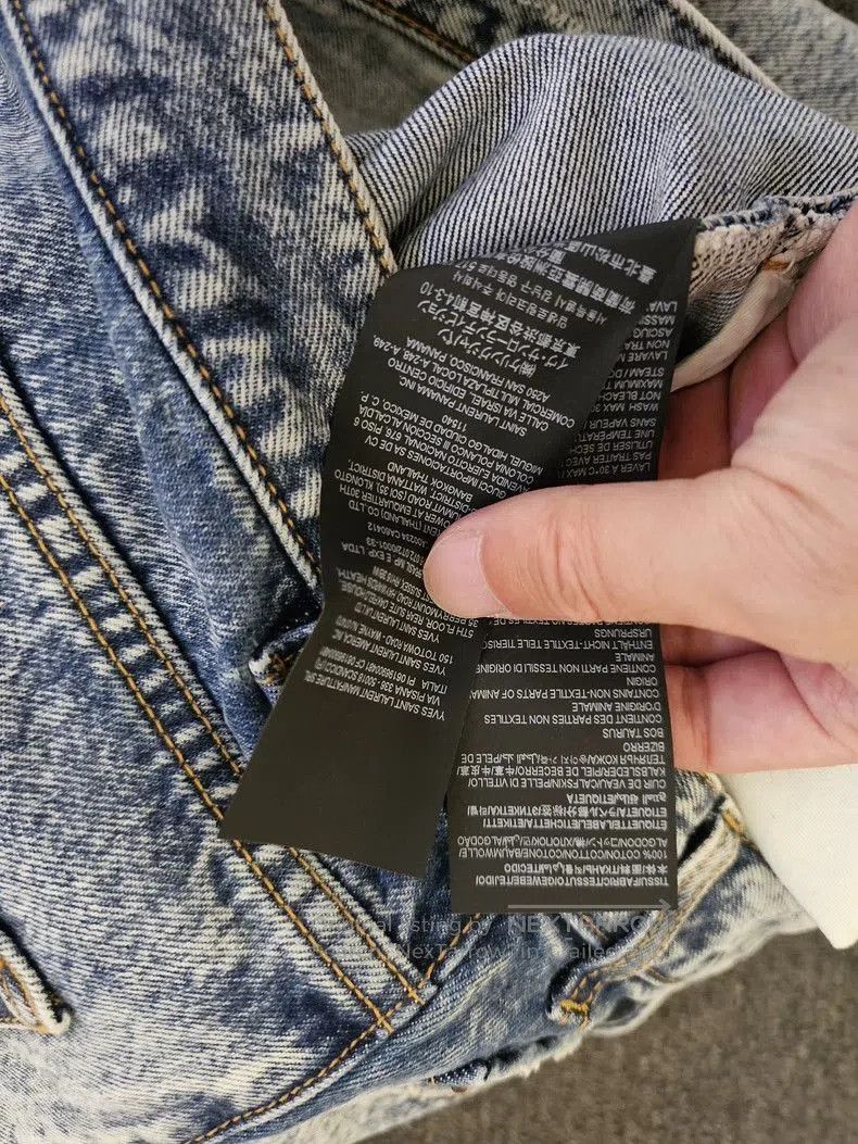Saint Laurent Paris Saint Laurent D30 Denim Jeans. Size US 30 / EU 46 - 4 Thumbnail