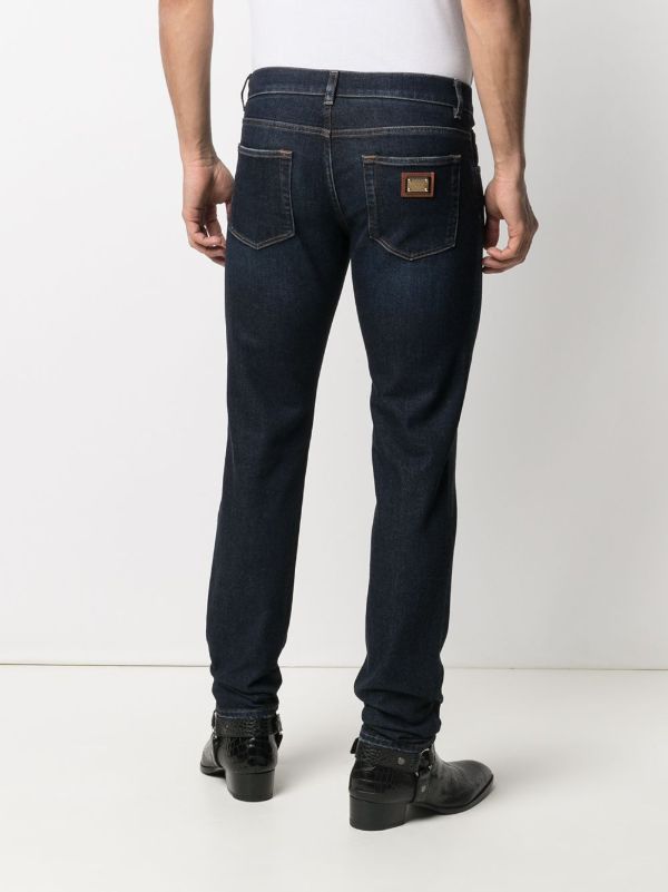 Dolce & Gabbana o1y0125 Logo Jeans in Blue Size US 28 / EU 44 - 3 Thumbnail