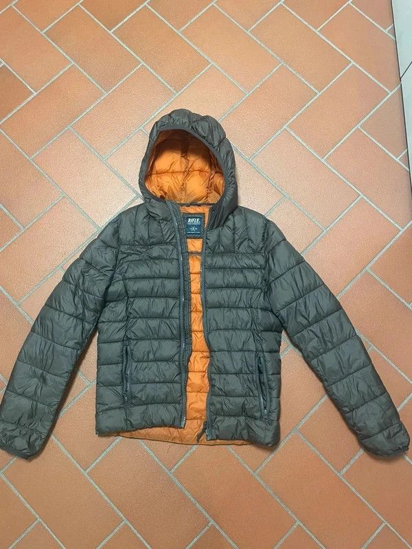 RIFLE Military green RIFLE quilted jacket with orange interior Size US S / EU 44-46 / 1 - 1 Thumbnail