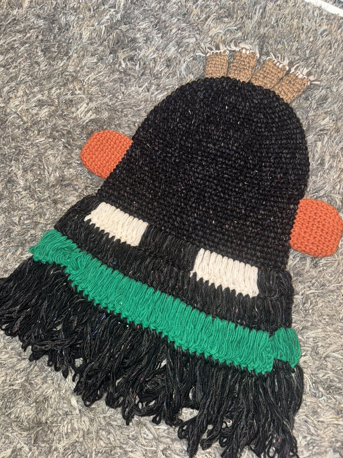 Kapital Kapital Woven Knit Face Mask |VERY RARE| Size ONE SIZE - 4 Thumbnail
