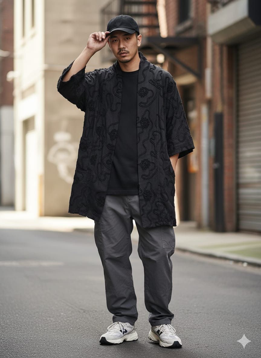 Japanese Brand Vintage Rare Tatauko Kai Capes 3D Size US XL / EU 56 / 4 - 2 Thumbnail