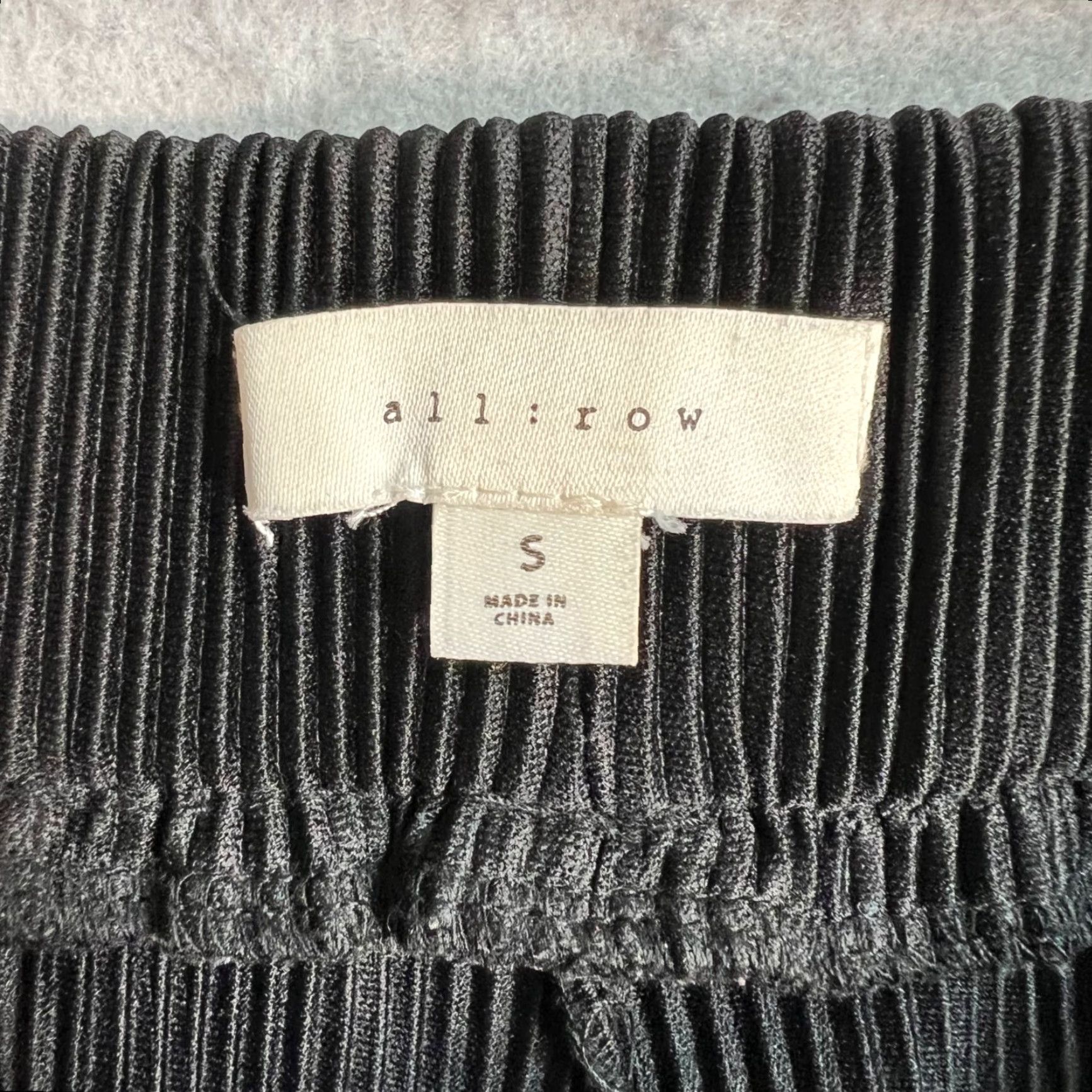 Vintage All:Row Black Pleated Wide-Leg Pants Womens Small Size 28" / US 6 / IT 42 - 3 Thumbnail