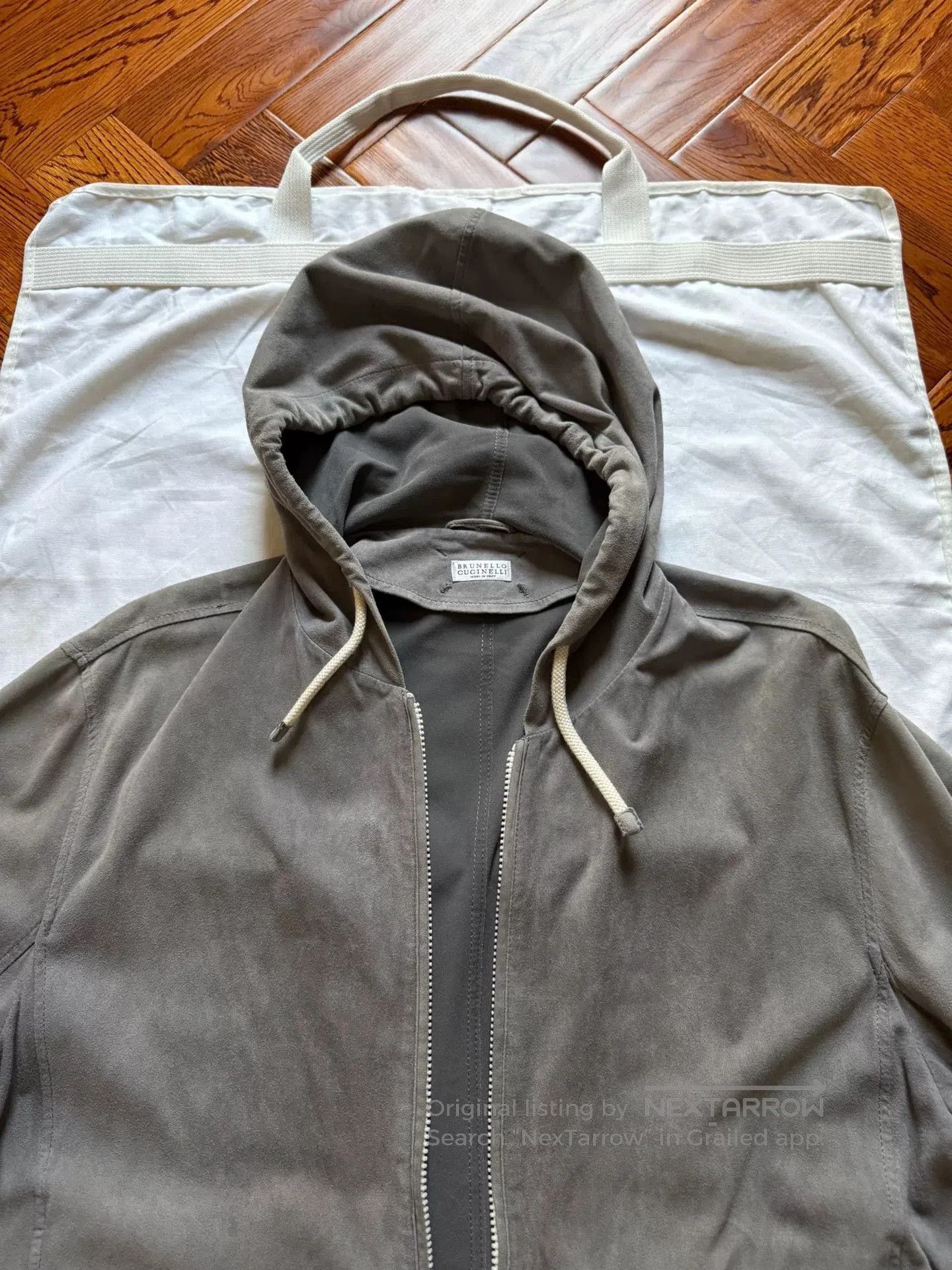 Brunello Cucinelli Brunello Cucinelli Men's Suede Jacket. Size US XXL / EU 58 / 5 - 2 Thumbnail