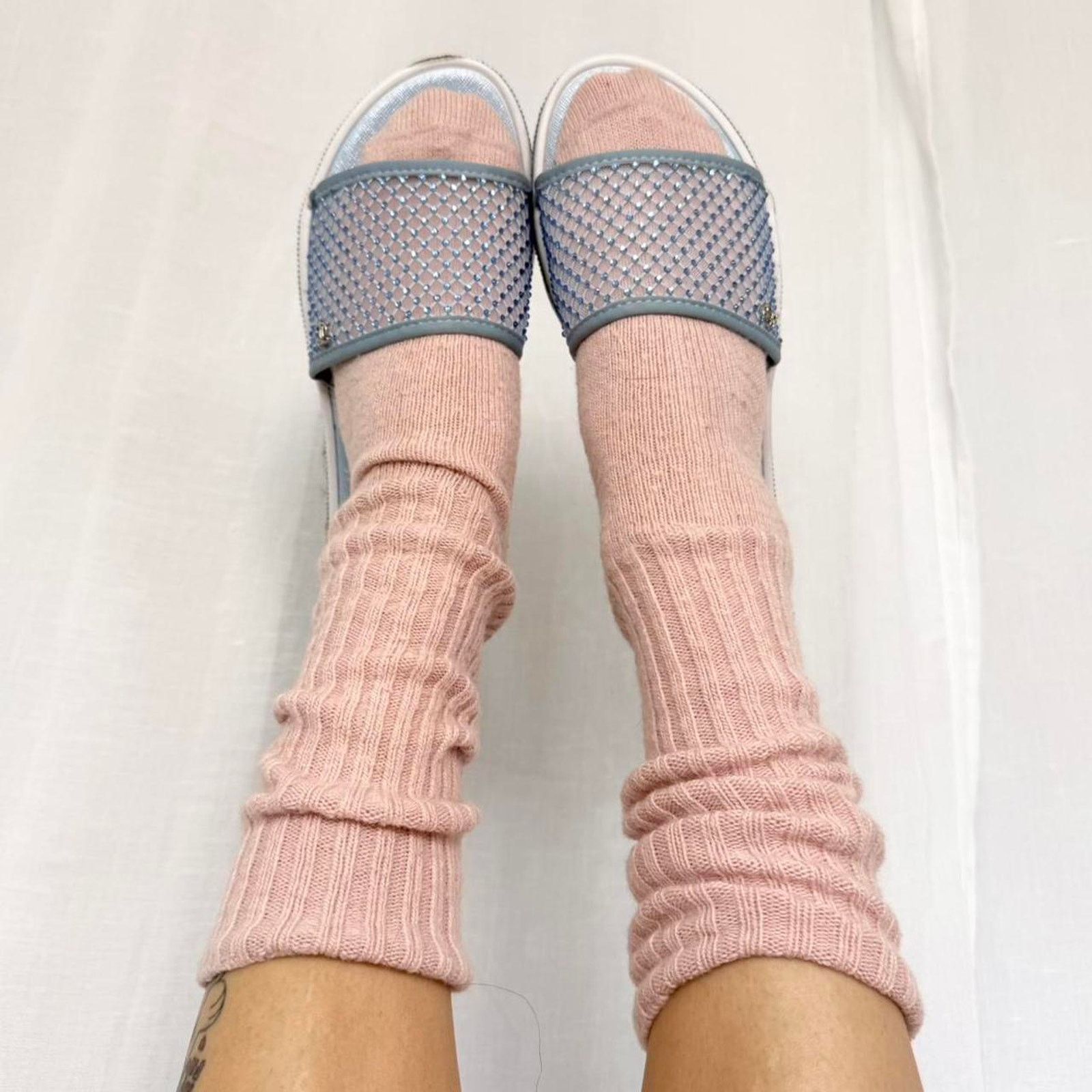Juicy Couture ✿ y2k juicy couture mesh rhinestone slide sandals ⋆ Size US 9.5 / IT 39.5 - 3 Thumbnail