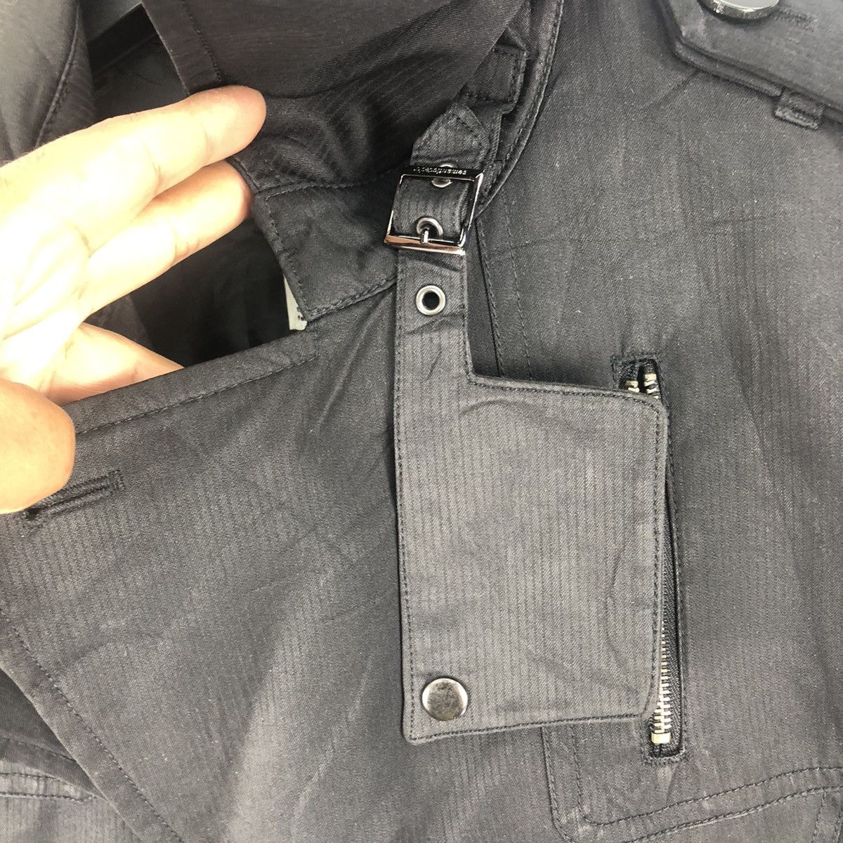 semanticdesign Vintage Semantic Design Trench Coat Jacket Double Collar Size S / US 4 / IT 40 - 8 Thumbnail