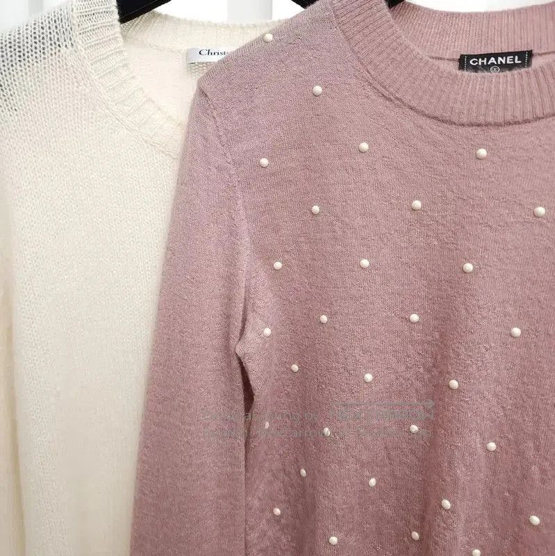 Chanel Chanel Pink Cashmere Sweater for Women . Size XS / US 0-2 / IT 36-38 - 7 Thumbnail