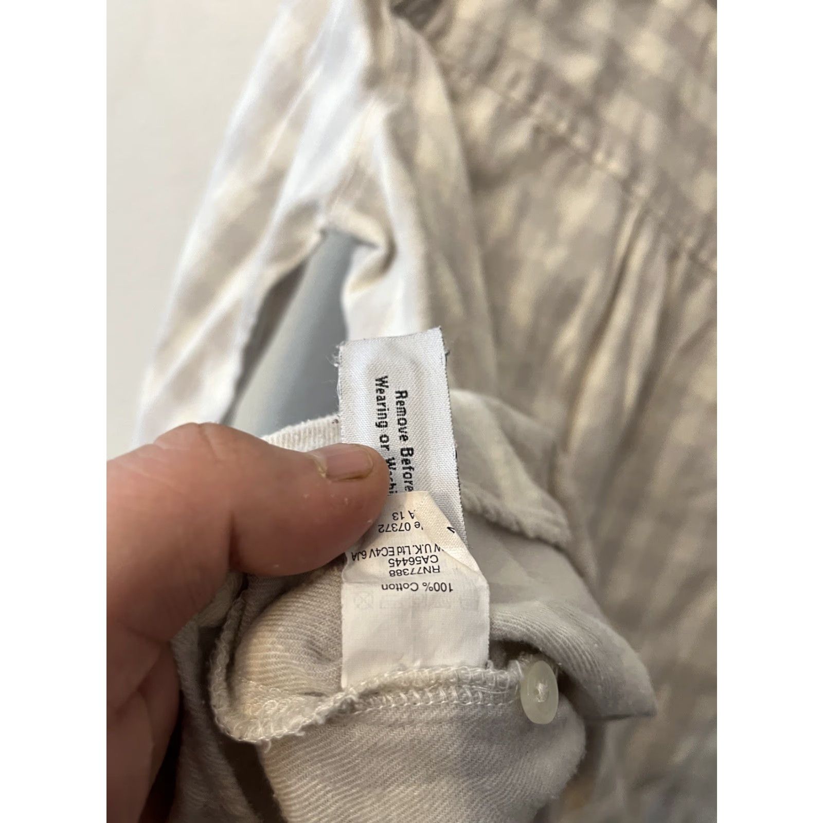 Madewell Madewell Gray Plaid Flannel Half Button Down Top M Casual Shirt Womens Button-Up 100% Cotton Flannel Classic Easy Care Pockets Size M / US 6-8 / IT 42-44 - 4 Thumbnail