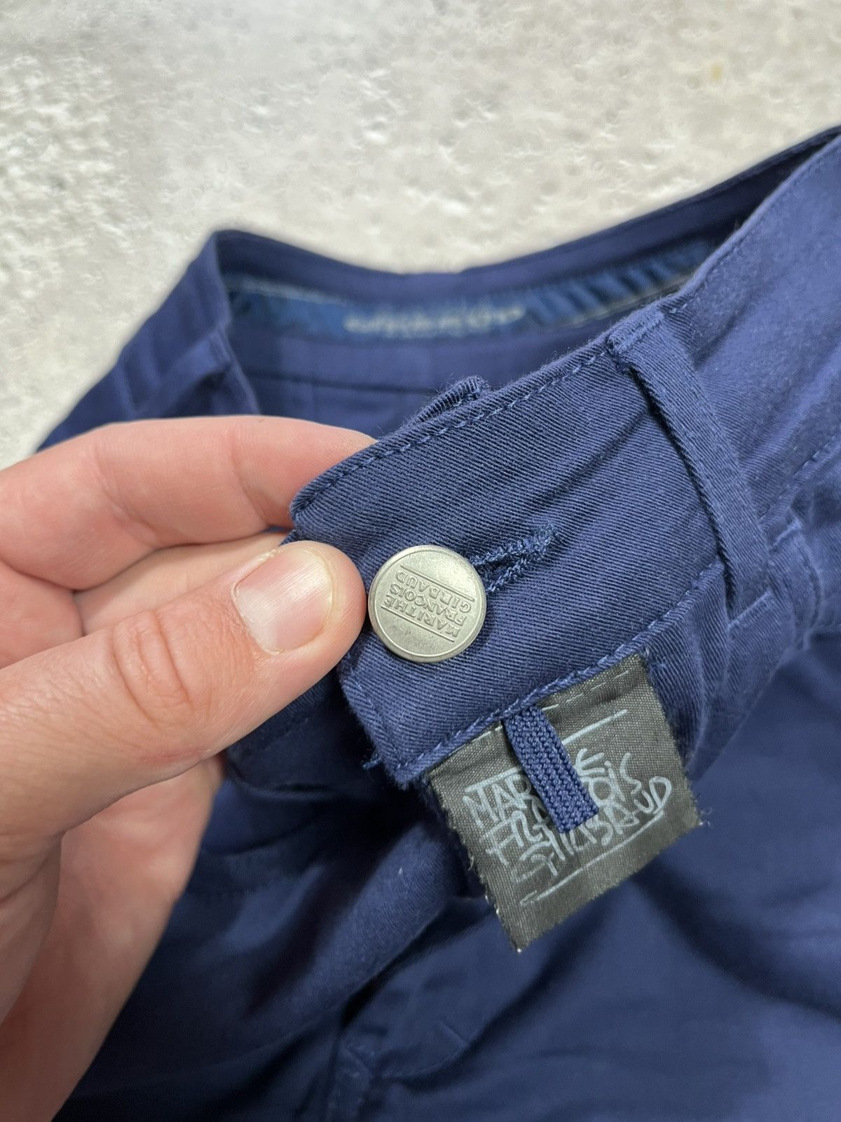 Marithe + Francois Girbaud Marithe Francois Girbaud Navy Slim Fit Stretch Pants Italy Size 24" / US 00 / IT 34 - 6 Thumbnail