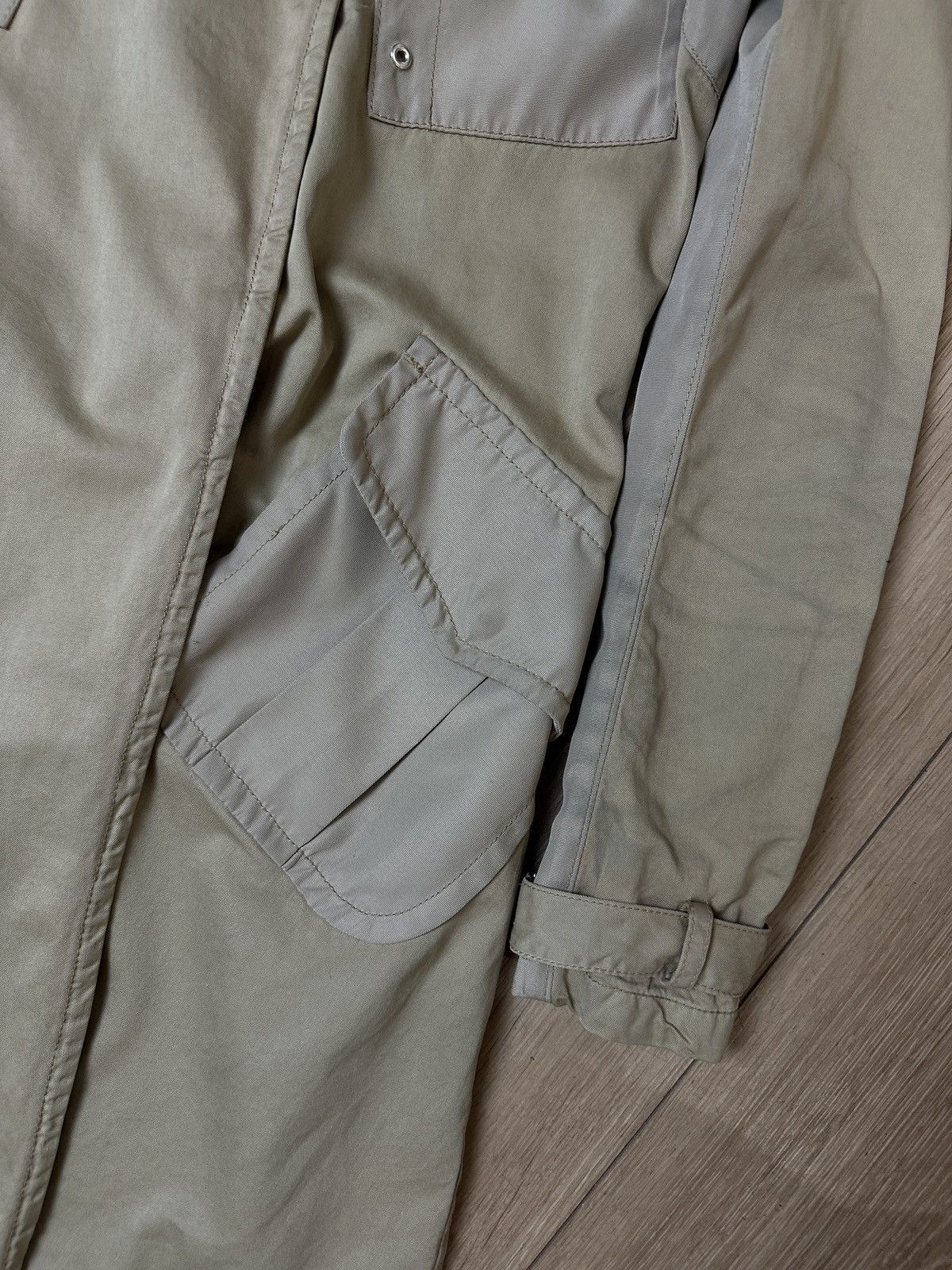 Moncler Beige Moncler Coat Size S / US 4 / IT 40 - 4 Thumbnail