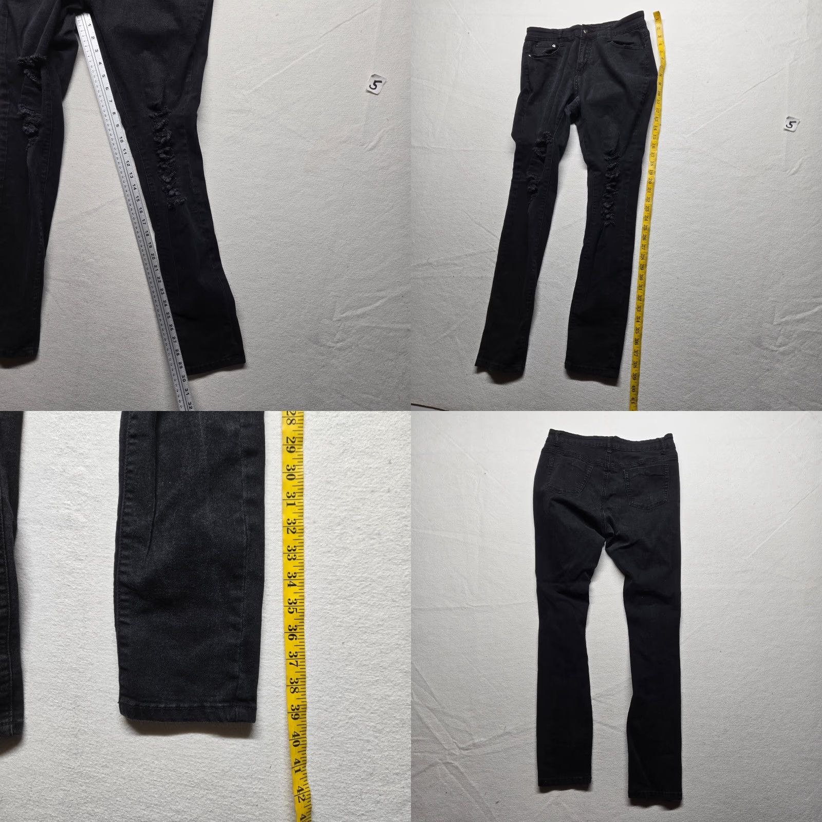 Fashion Nova Fashion Nova Jeans Pants Denim Skinny Stretch Women’s Size 13 Black Slim Fit 13 Fashion Nova Jeans Womens Black 90s Style Size 34" / US 12 / IT 48 - 8 Thumbnail
