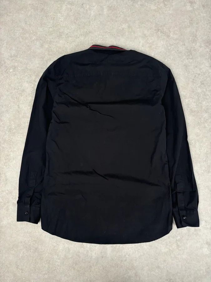 Givenchy SS2015 Givenchy Black Mafia Red Stars Shirt by Riccardo Tisci Size US L / EU 52-54 / 3 - 5 Thumbnail