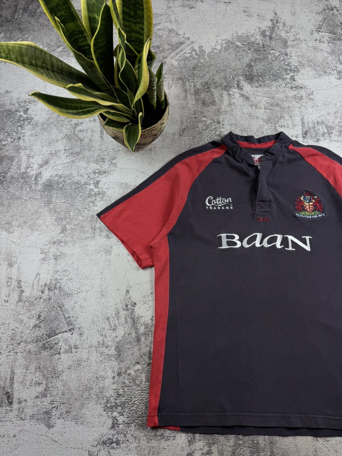 Cotton Traders Gloucester Rugby Shirt 2002 2003 Cotton Traders 00s Large Polo Jersey T Shirt Size US L / EU 52-54 / 3 - 2 Thumbnail