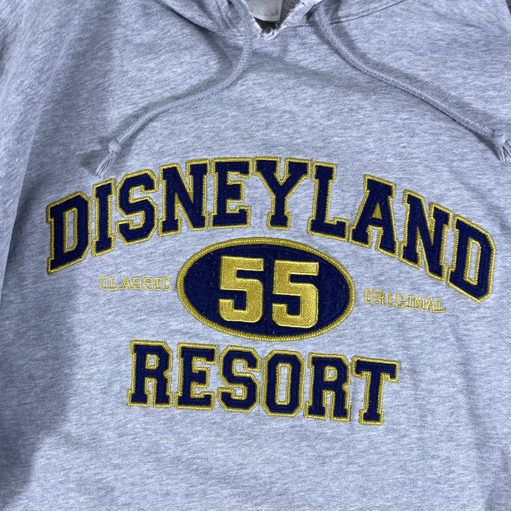 Disney VINTAGE Disney Disneyland Resort Hoodie Sweatshirt Mens 2XL Gray Y2K Heavy Distressed Size US XXL / EU 58 / 5 - 7 Thumbnail