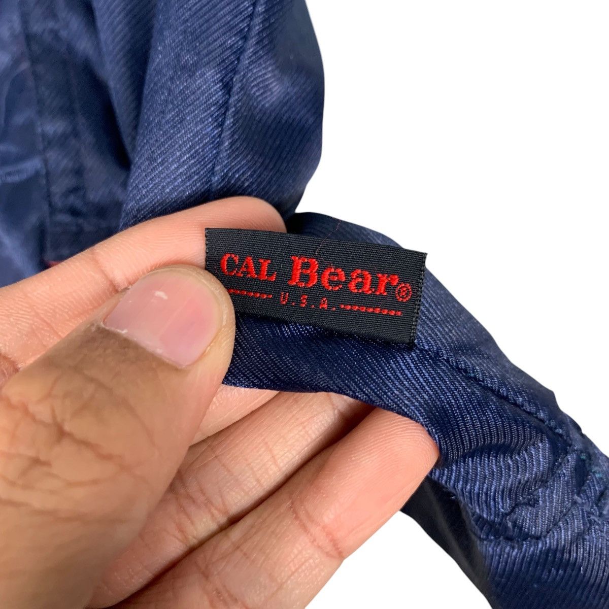 Vintage CAL BEAR USA Half Button Pullover Nylon Jacket #2769-C125 Size US M / EU 48-50 / 2 - 10 Thumbnail