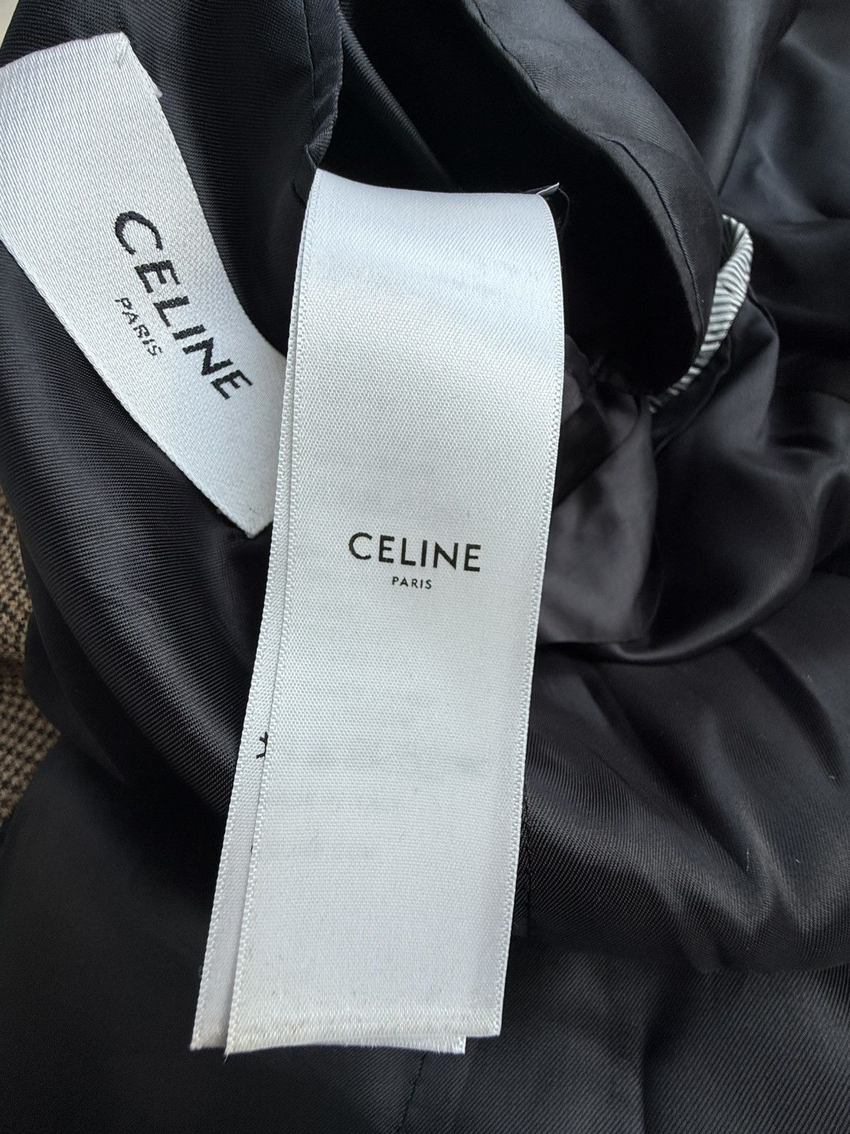 Celine $3.2 FW22 Celine Boy Doll check jacket Hedi tournon blazer Size 38R - 24 Thumbnail