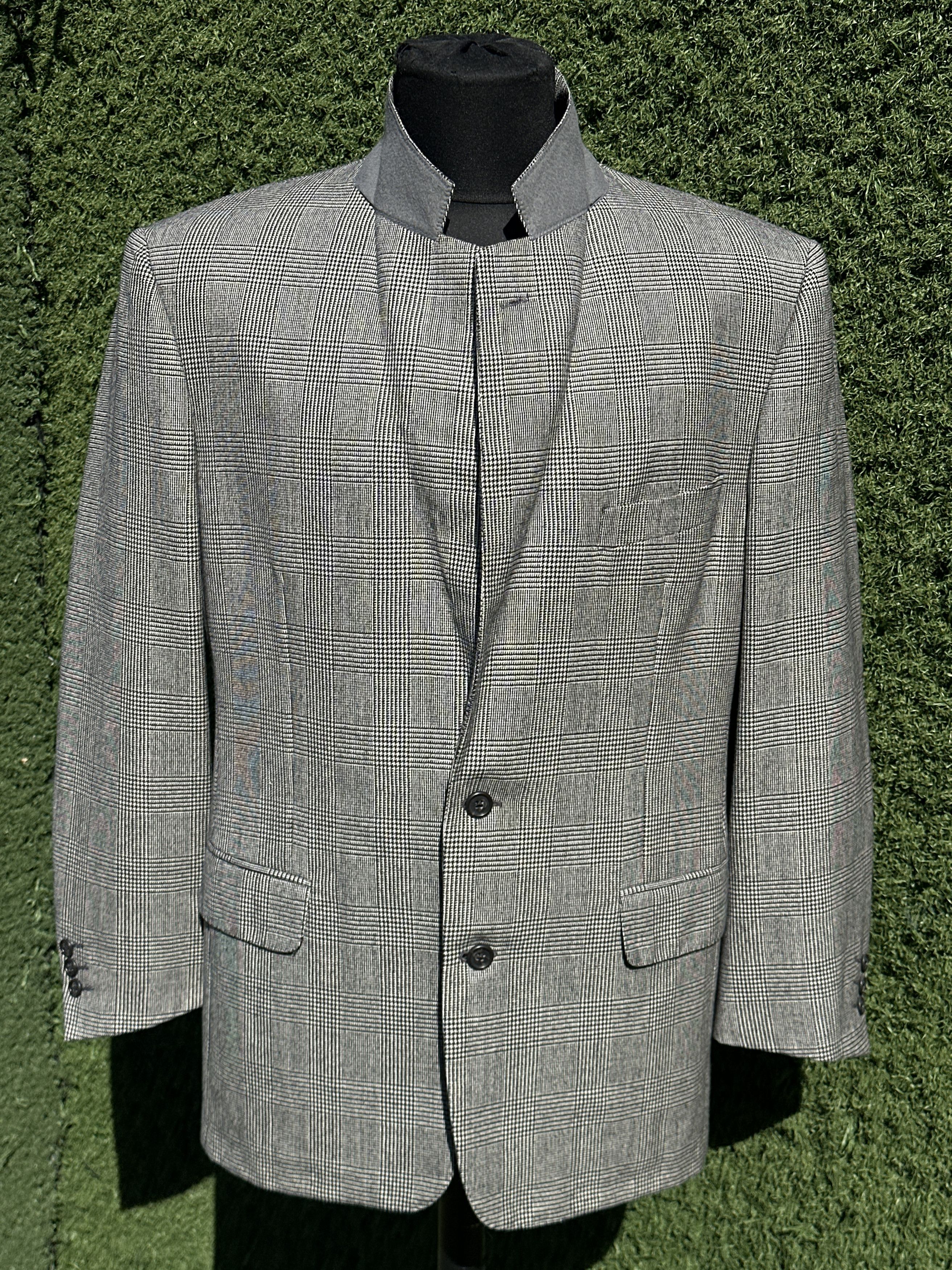 Corneliani Corneliani Wool Glen Check Blazer Formal Jacket Size 50 IT Size 50R - 4 Thumbnail
