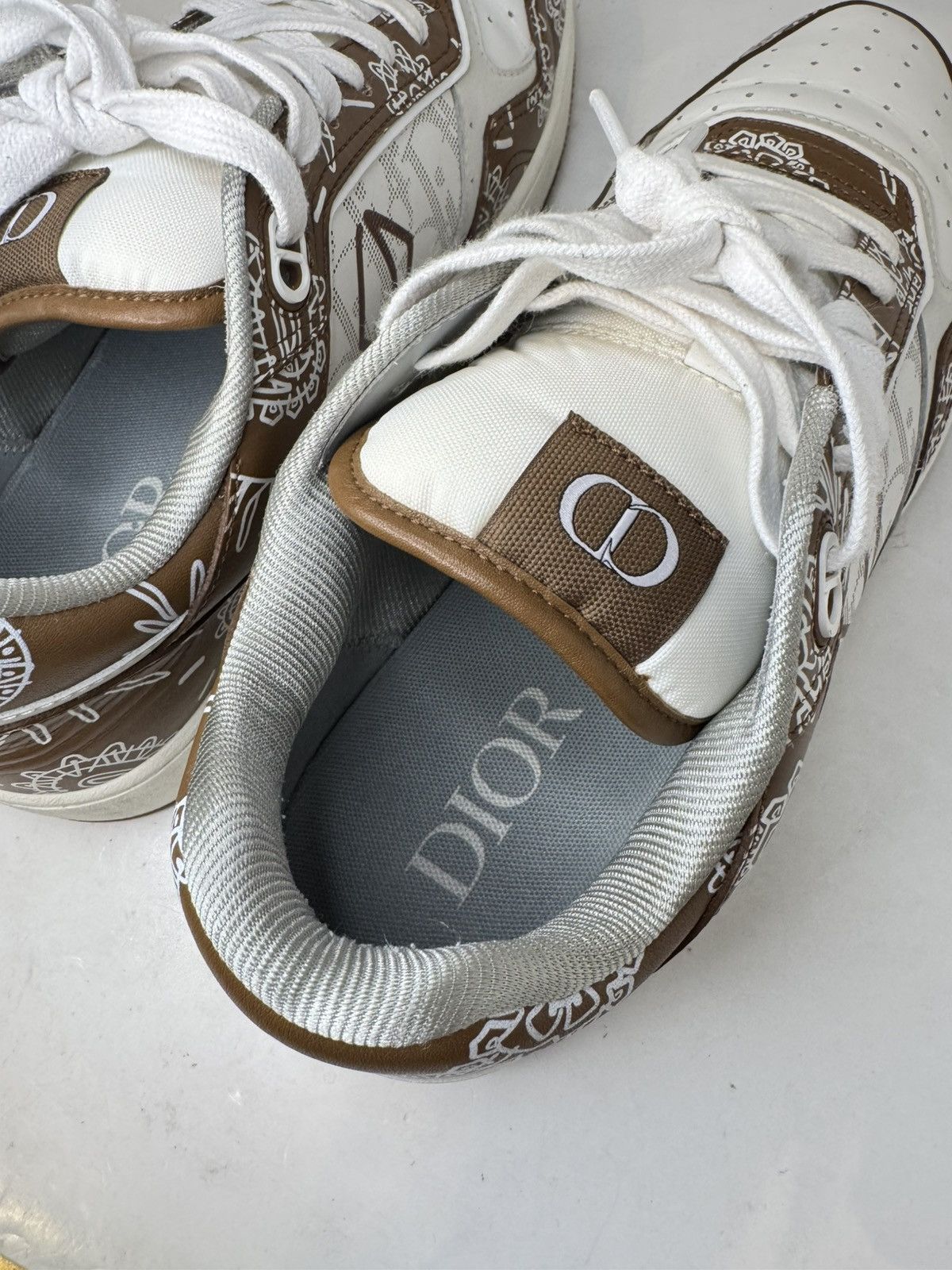 Dior Dior B27 Paisley Coffee Authentic Size 42/9 Size US 9 / EU 42 - 6 Thumbnail