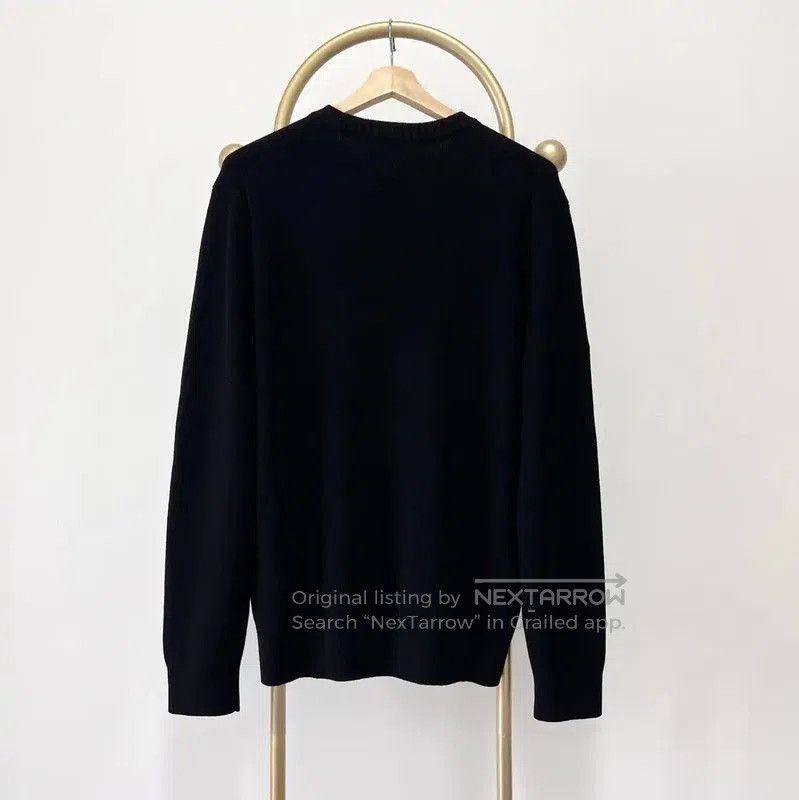 Versace Versace Men's Black Wool Sweater with Embroidery . Size US XXL / EU 58 / 5 - 5 Thumbnail