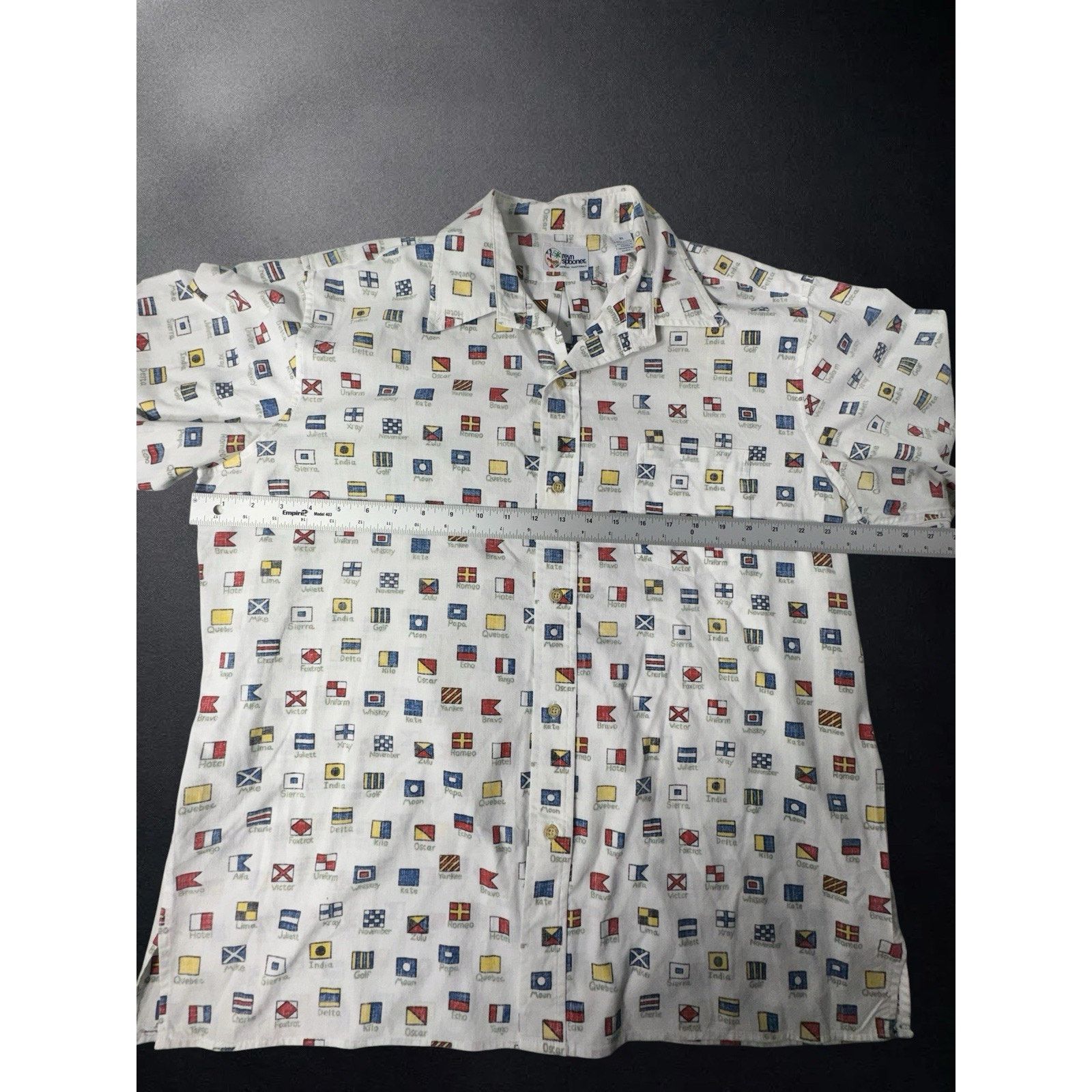 Reyn Spooner Reyn Spooner Vintage Charlie Foxtrot Mens XL Reverse Print Size US XL / EU 56 / 4 - 2 Thumbnail