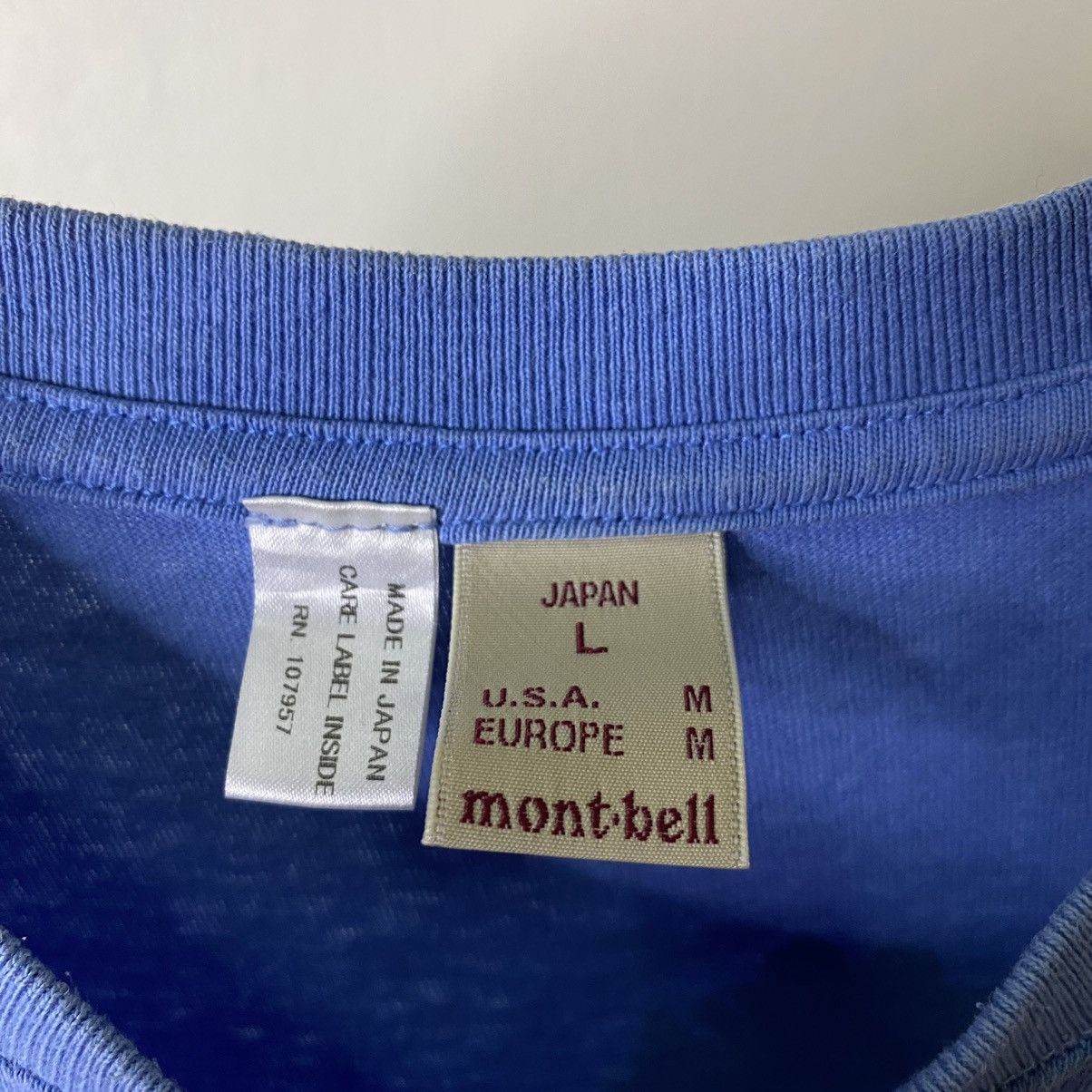 Montbell × Vintage 2000s Montbell Milk Vetch Honey Gorpcore Style Tee Size US S / EU 44-46 / 1 - 3 Thumbnail