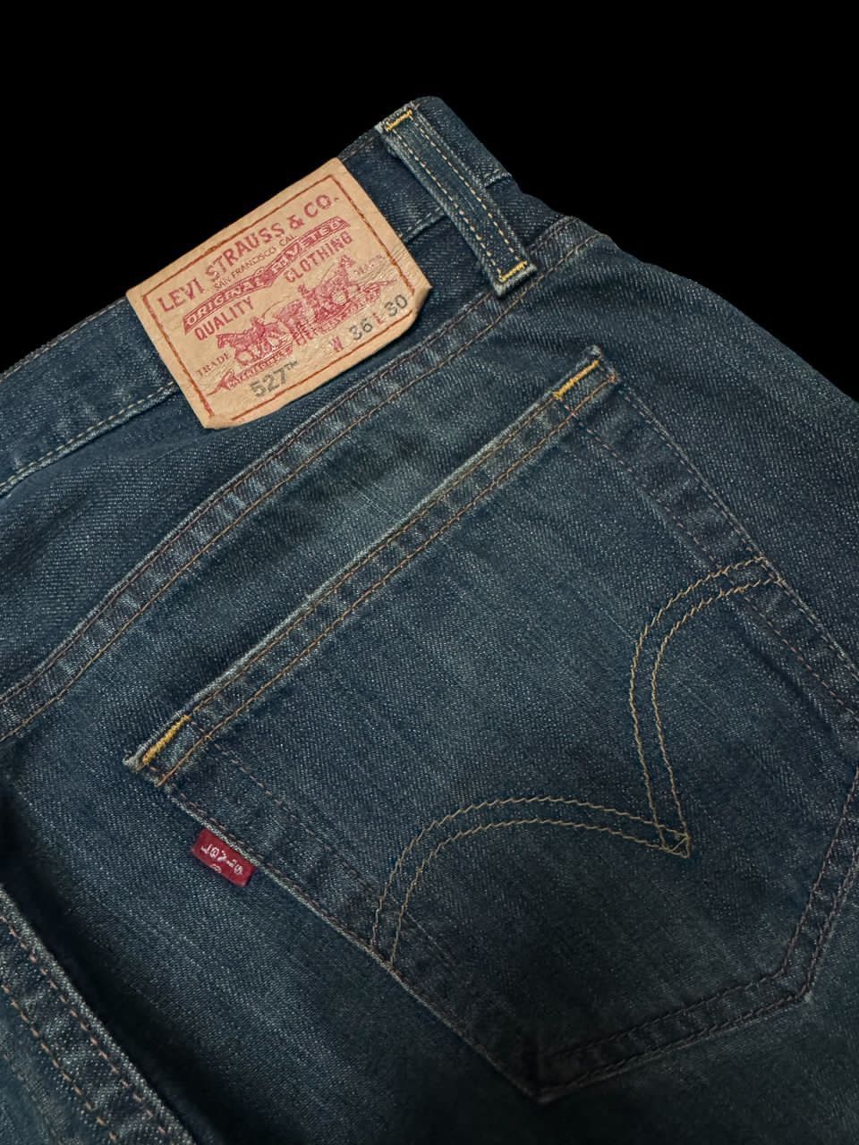 Levi's ❌LASTDROP❌ BOOT CUT Y2K Levi’s 527 Mudwash Low Distress Size US 37 - 17 Thumbnail