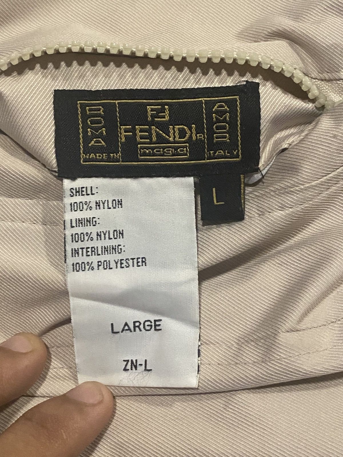 Designer × Fendi × Vintage VINTAGE FENDI WOMENS FLECE LINED JACKETs Size L / US 10 / IT 46 - 5 Thumbnail