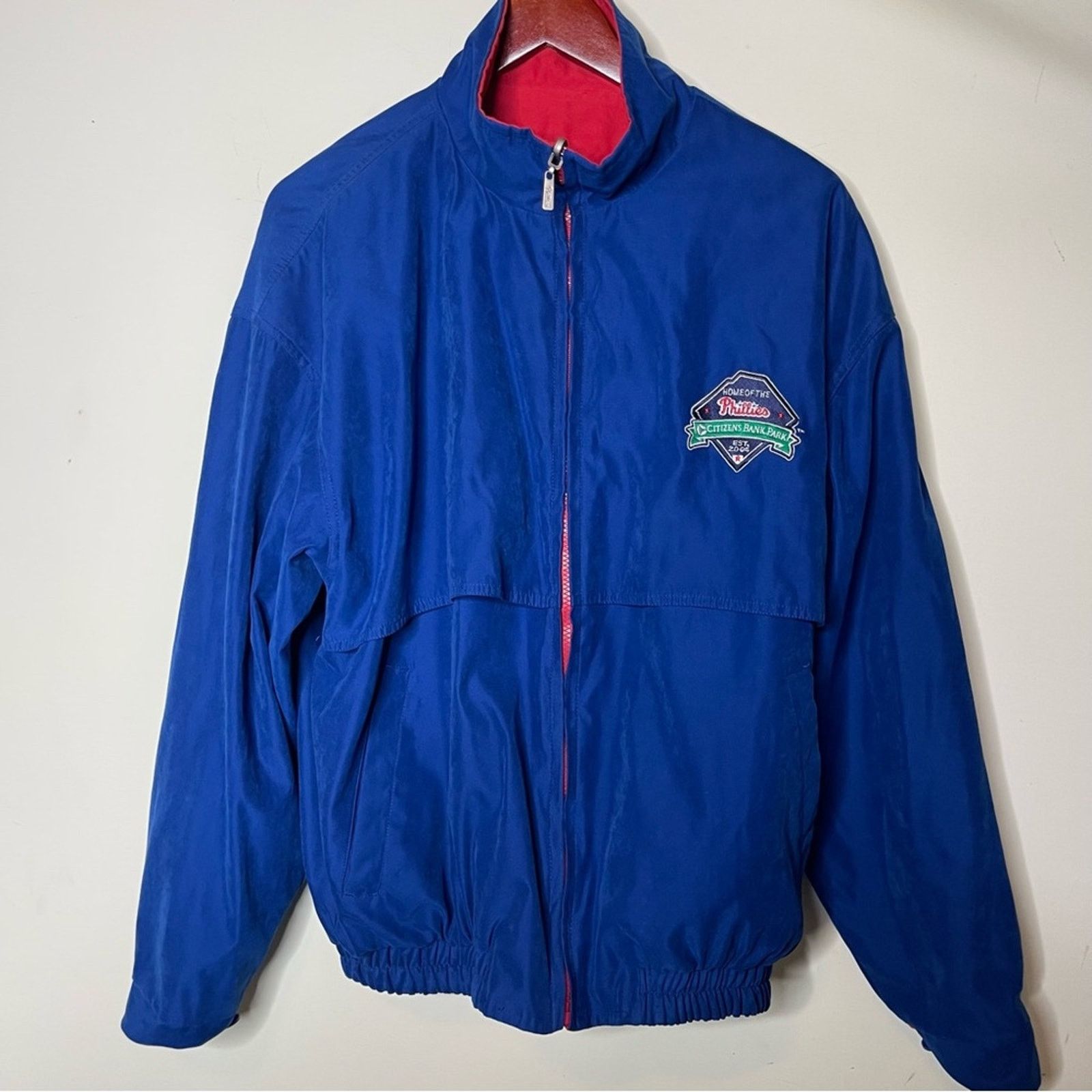 Vintage Vintage Philadelphia Phillies Signatures reversible jacket Size US L / EU 52-54 / 3 - 8 Thumbnail
