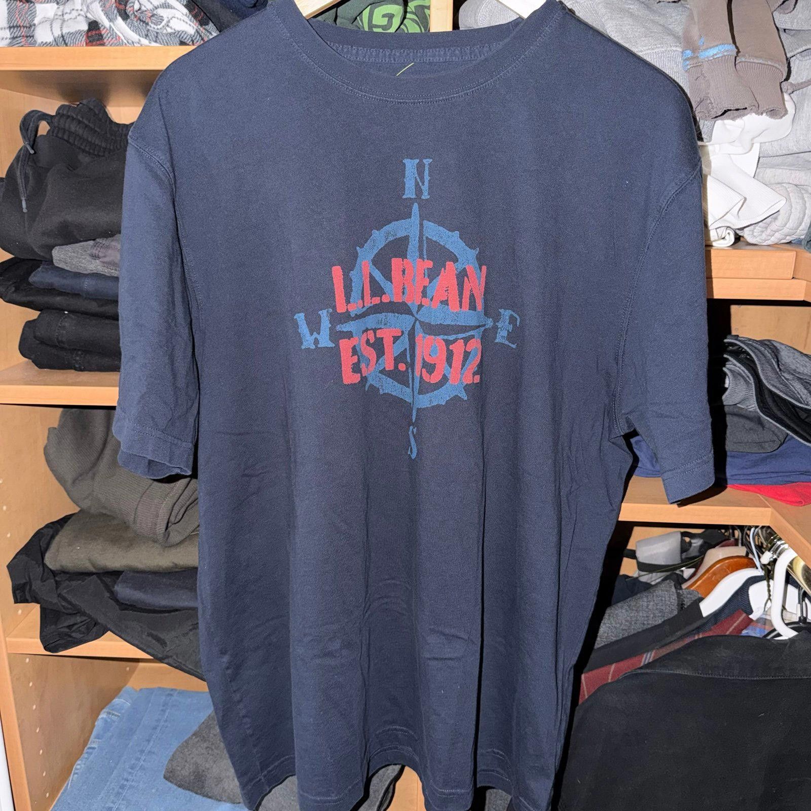 L.L. Bean L.L. Bean Stone Island Compass Logo Style T-Shirt Mens XL Size US XL / EU 56 / 4 - 1 Thumbnail