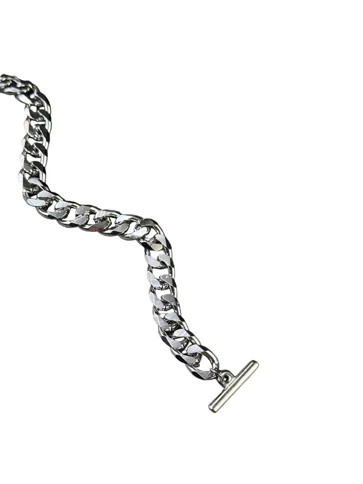 Vintage 2000s JAPANESE MADE POLISHED METAL CHUNKY CHAIN BRACELET Size ONE SIZE - 3 Thumbnail