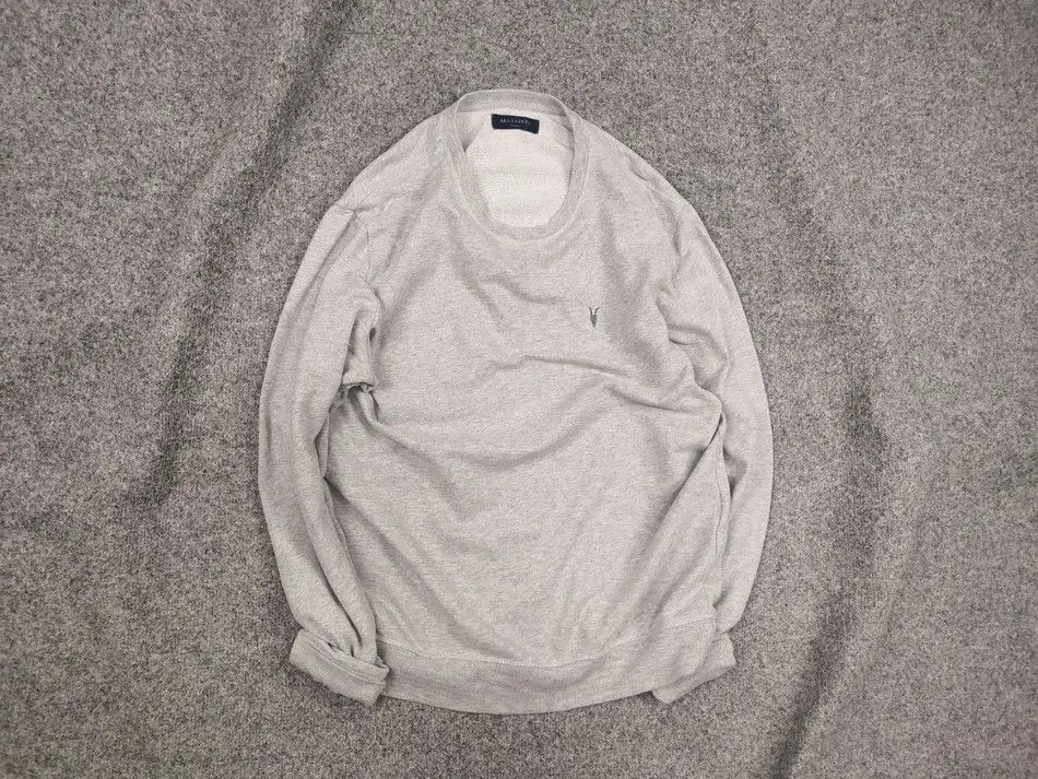 Allsaints Allsaints raven crew neck ramskull Gray Sweatshirt Size US S / EU 44-46 / 1 - 1 Thumbnail