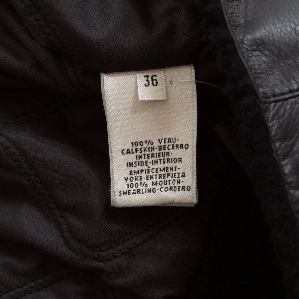 Hermes Hermes Shearling Cropped Leather Jacket Size XS / US 0-2 / IT 36-38 - 14 Thumbnail