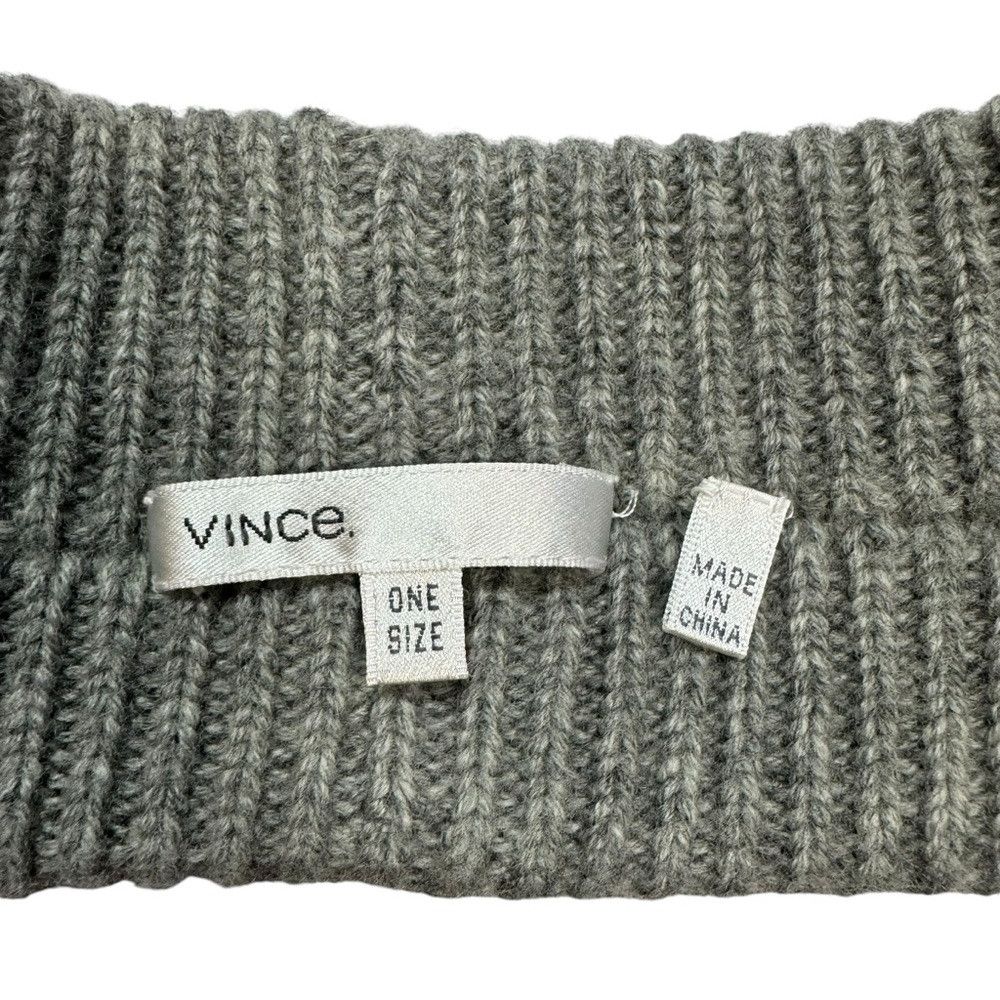 Vince Vince Wool Knit Grey Headband Size ONE SIZE - 5 Thumbnail