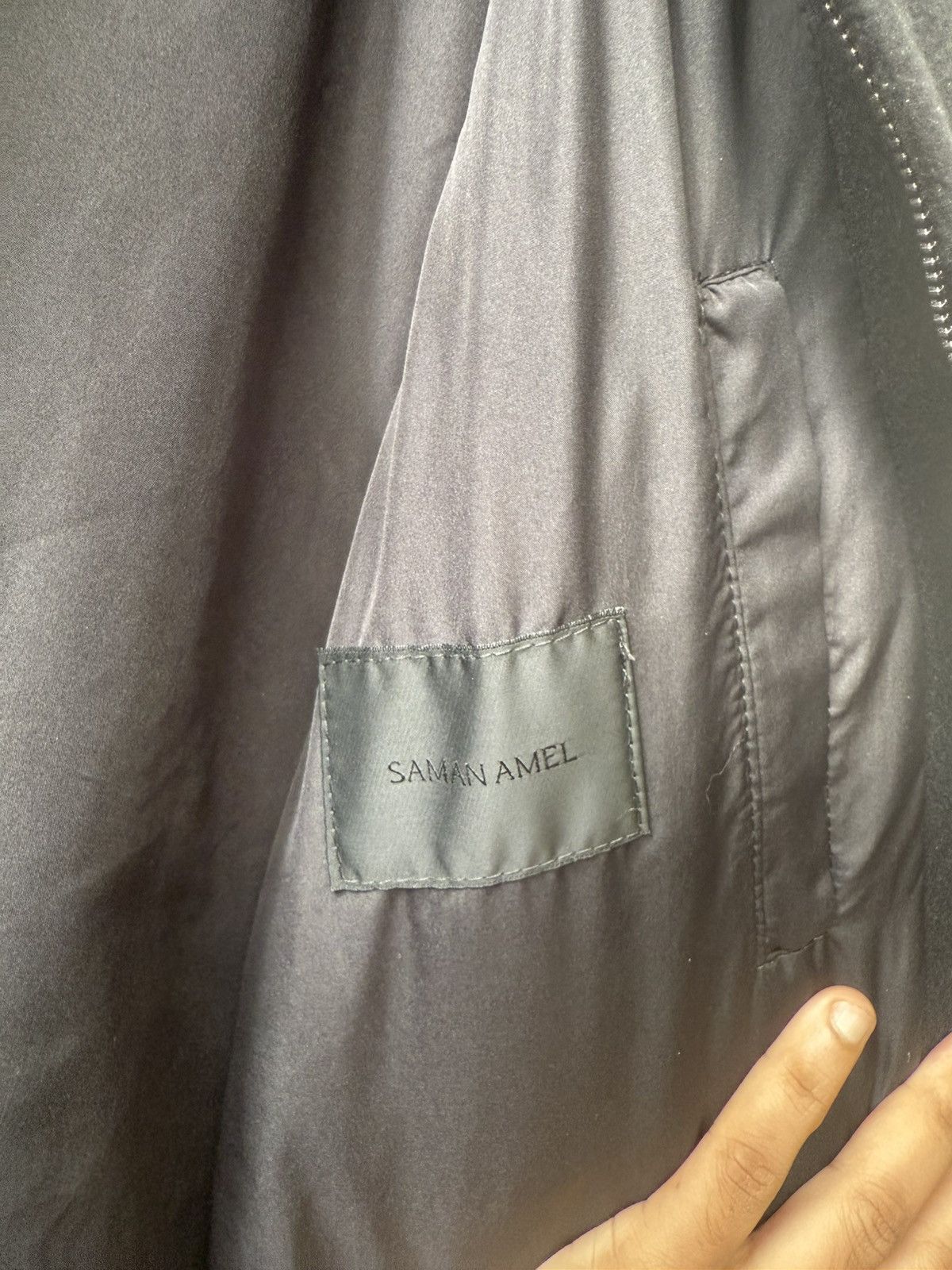 Stoffa $2750 Saman Amel Cashmere Bomber Jacket Size US M / EU 48-50 / 2 - 6 Thumbnail