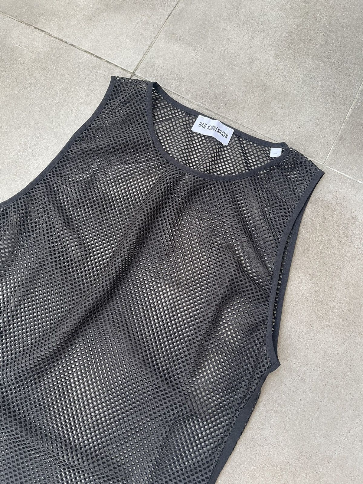 Han Kjobenhavn !DS! SS23 Han Kjobenhavn Laser Black Transparent Tank top Size US M / EU 48-50 / 2 - 12 Thumbnail