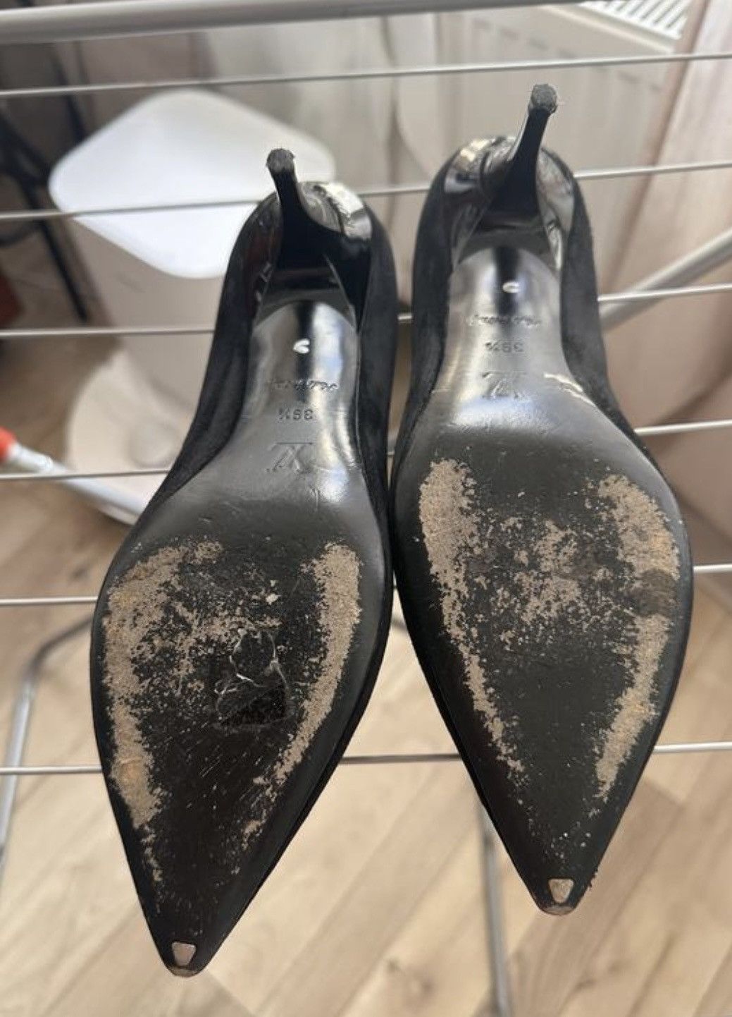 Louis Vuitton Vintage Louis Vuitton Ribbon Suede Pumps Size US 8.5 / IT 38.5 - 6 Thumbnail