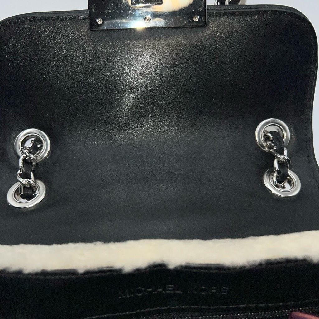 Michael Kors Michael Kors Sloan Shearling Small Chain Shoulder Bag Size ONE SIZE - 8 Thumbnail