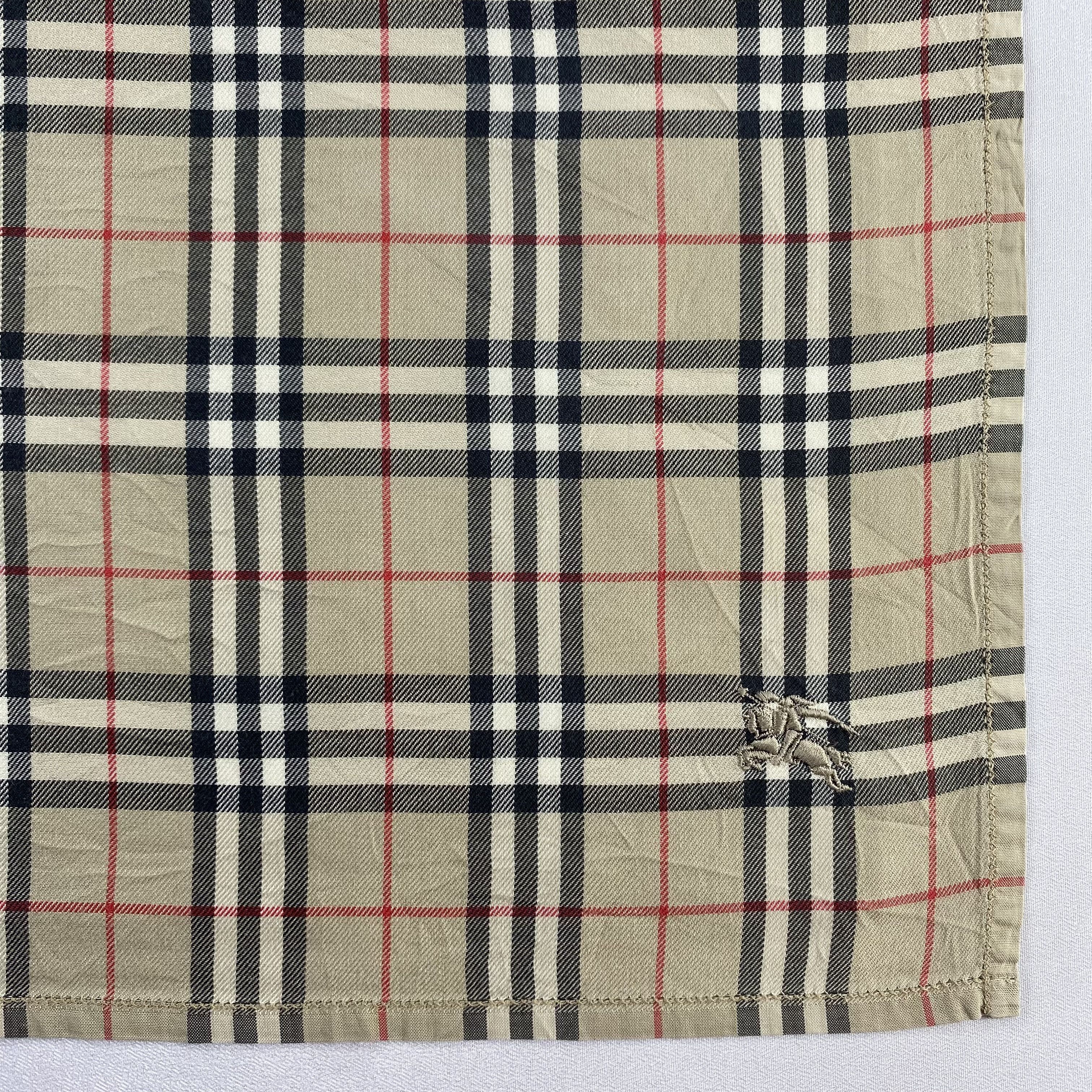 Burberry × Vintage Burberry Handkerchief / Neckerchief / Bandana-P1646 Size ONE SIZE - 3 Thumbnail