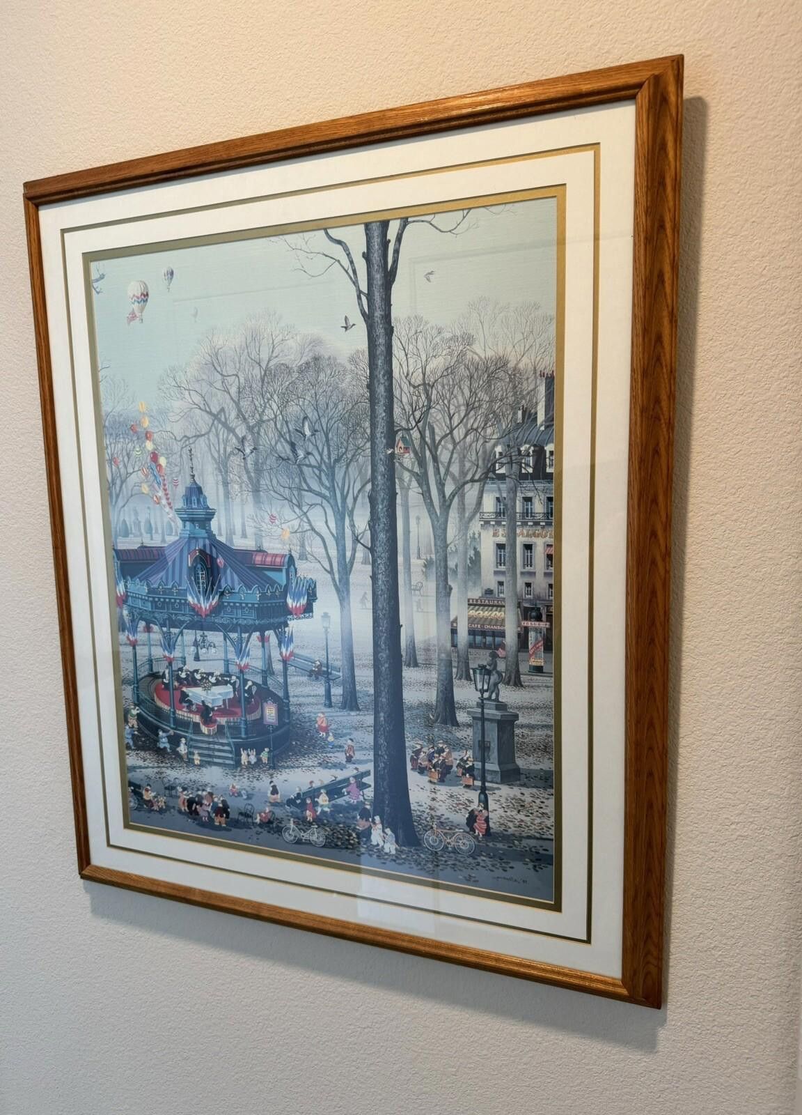 Designer Hiro Yamagata Concert in the Park 1988 Beautifully Framed Size ONE SIZE - 4 Thumbnail
