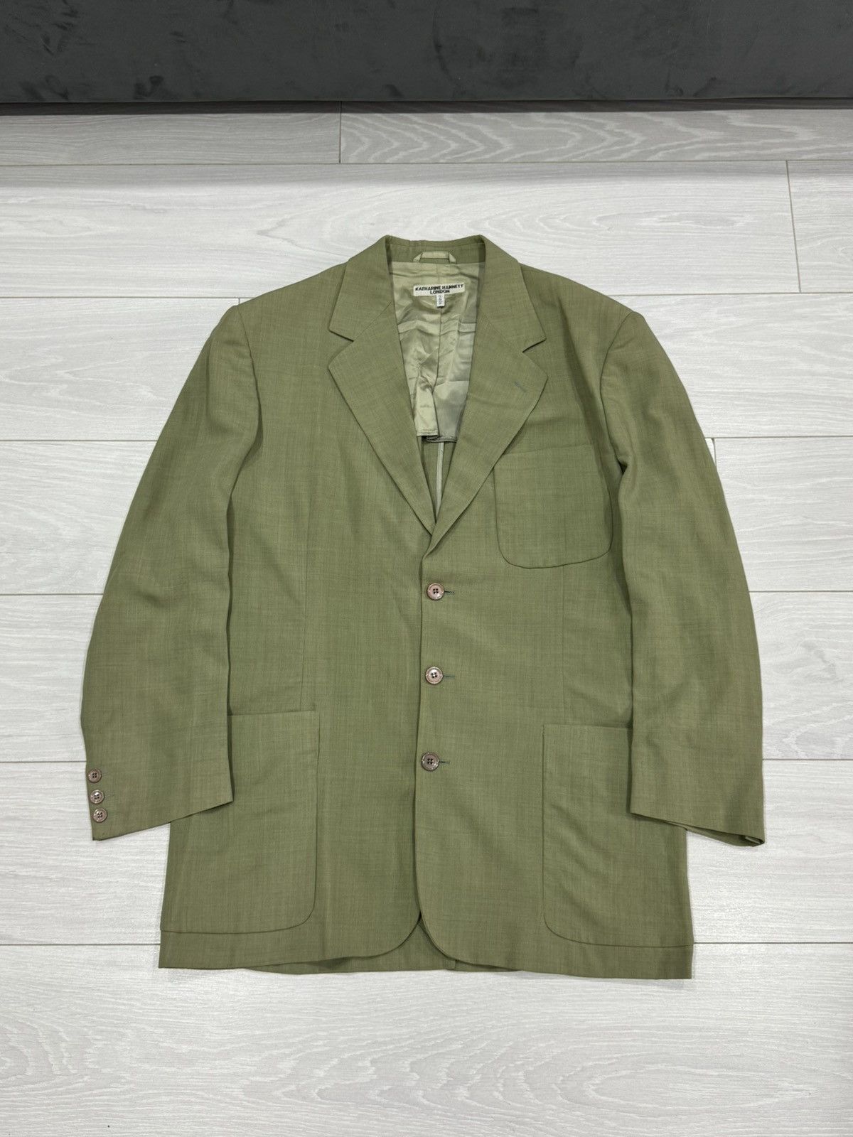 Katharine Hamnett London Italian Lana Wool Luxury Blazer